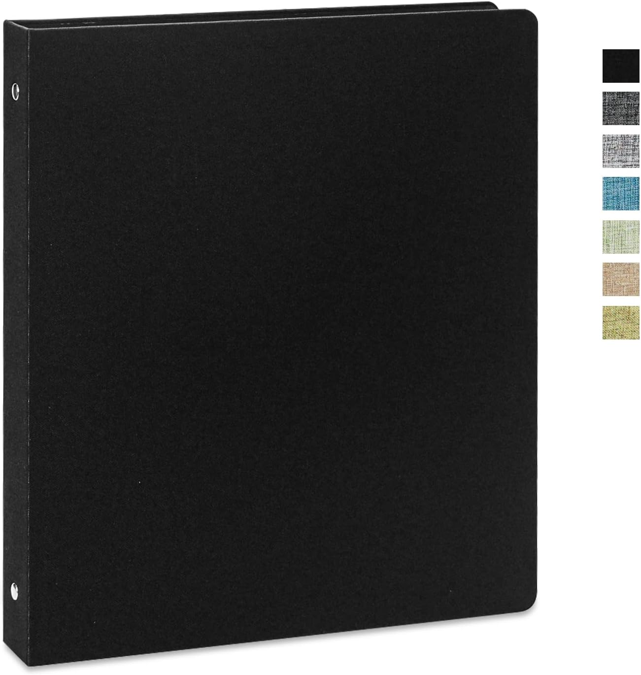 Vienrose 3 Ring Binder 1 Inch Round Rings Durable Binder with Linen Cover Holds 8.5" x 11" Paper for School Office and Home Black 14 61ENiptufJL. AC SL1500 - northernschoolofshiatsu.co.uk