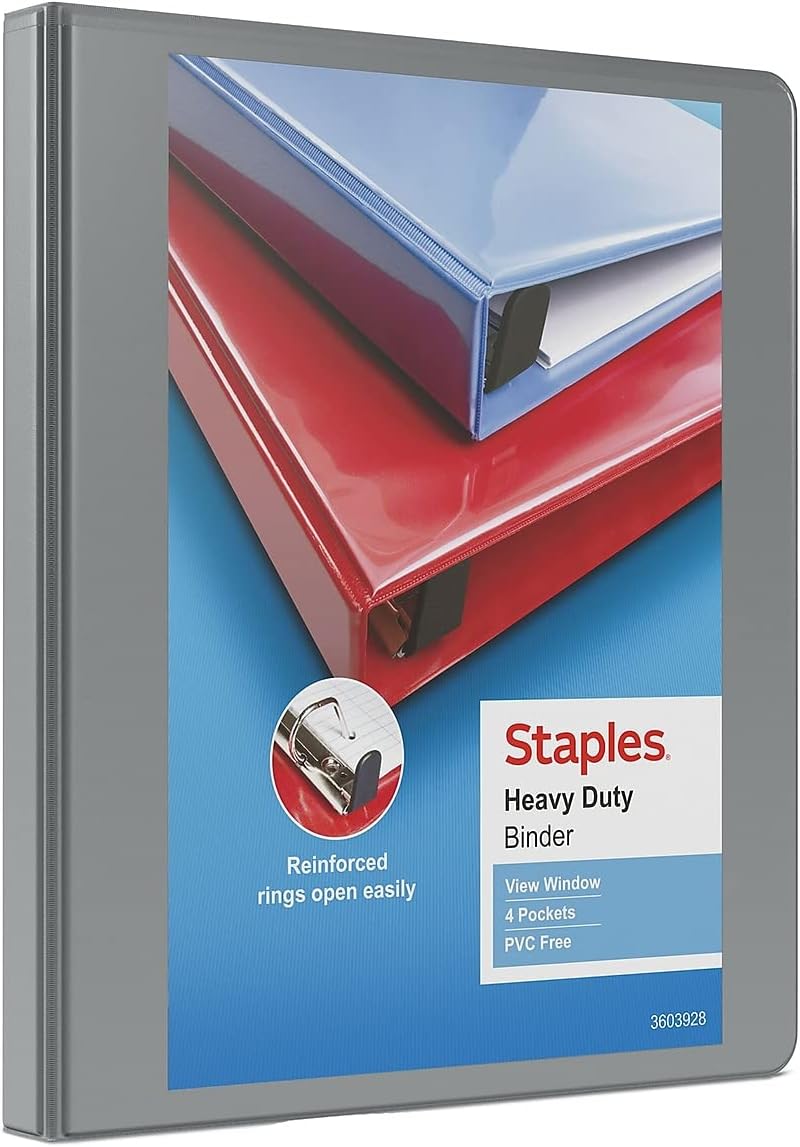 Staples 976049 Heavy-Duty 4-Inch D 3-Ring View Binder Navy Blue (26372) 134 61EfnrCbqhL. AC SL1500 - northernschoolofshiatsu.co.uk