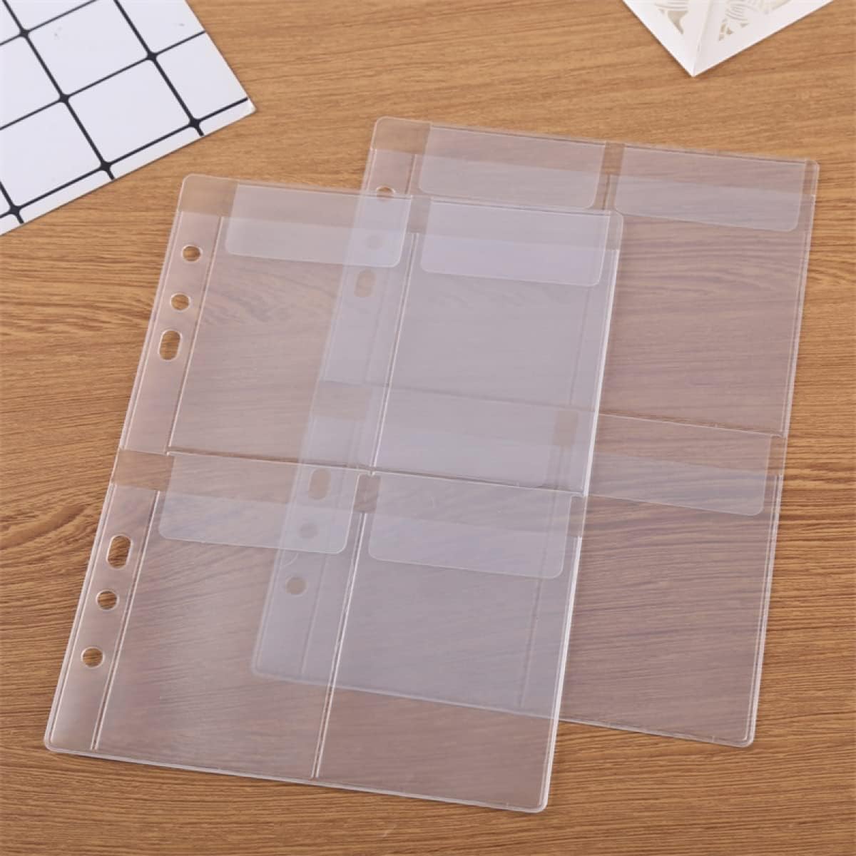 BAOFALI 10 Pack A5 Size Plastic Binder Pockets,6 Holes Waterproof PVC Folders Loose Leaf Bag forBudgeting Loose Leaf Bags Planner Insert Pouches Photo,Document, Stamp & Die Storage Bills Organizer 14 61F3dYHlP0L. AC SL1200 - northernschoolofshiatsu.co.uk