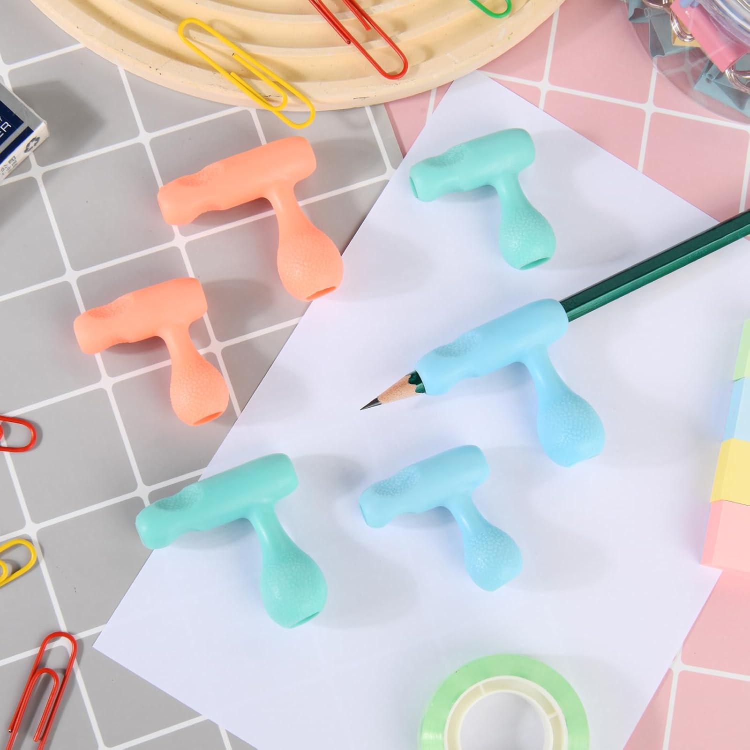 Cosmos 6 Pcs Pencil Grips Writing Aid Pencil Holder Universal Ergonomic Pencil Gripper, 2 Assorted Sizes & 3 Colors 2 61FF0oPDLdL. AC SL1500 - northernschoolofshiatsu.co.uk