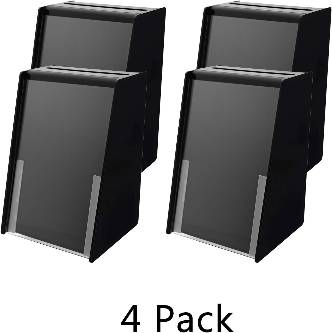 Marketing Holders Locking Ballot Box with 4" Wide Entry Form Pocket and Sign Holder Black Acrylic 5.75" x 5.5" x 8.75" Countertop Entry Bin 2 61Fyq8WqTpL. AC SL1500 - northernschoolofshiatsu.co.uk