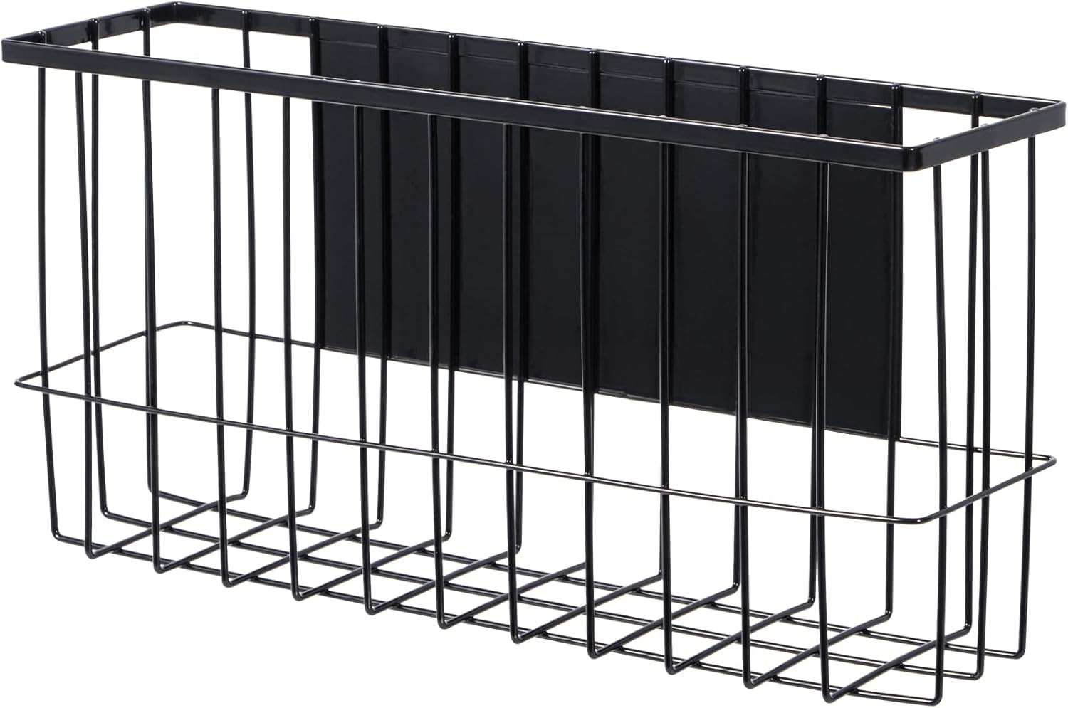 Yeeco Magnetic Basket Organizer,Black Mesh Holder Magnetic Book Shelf Strong Magnetic for Fridge, Refrigerator Office File Foil,Black, 14.1x 3.9x 7 Inches 10 - northernschoolofshiatsu.co.uk