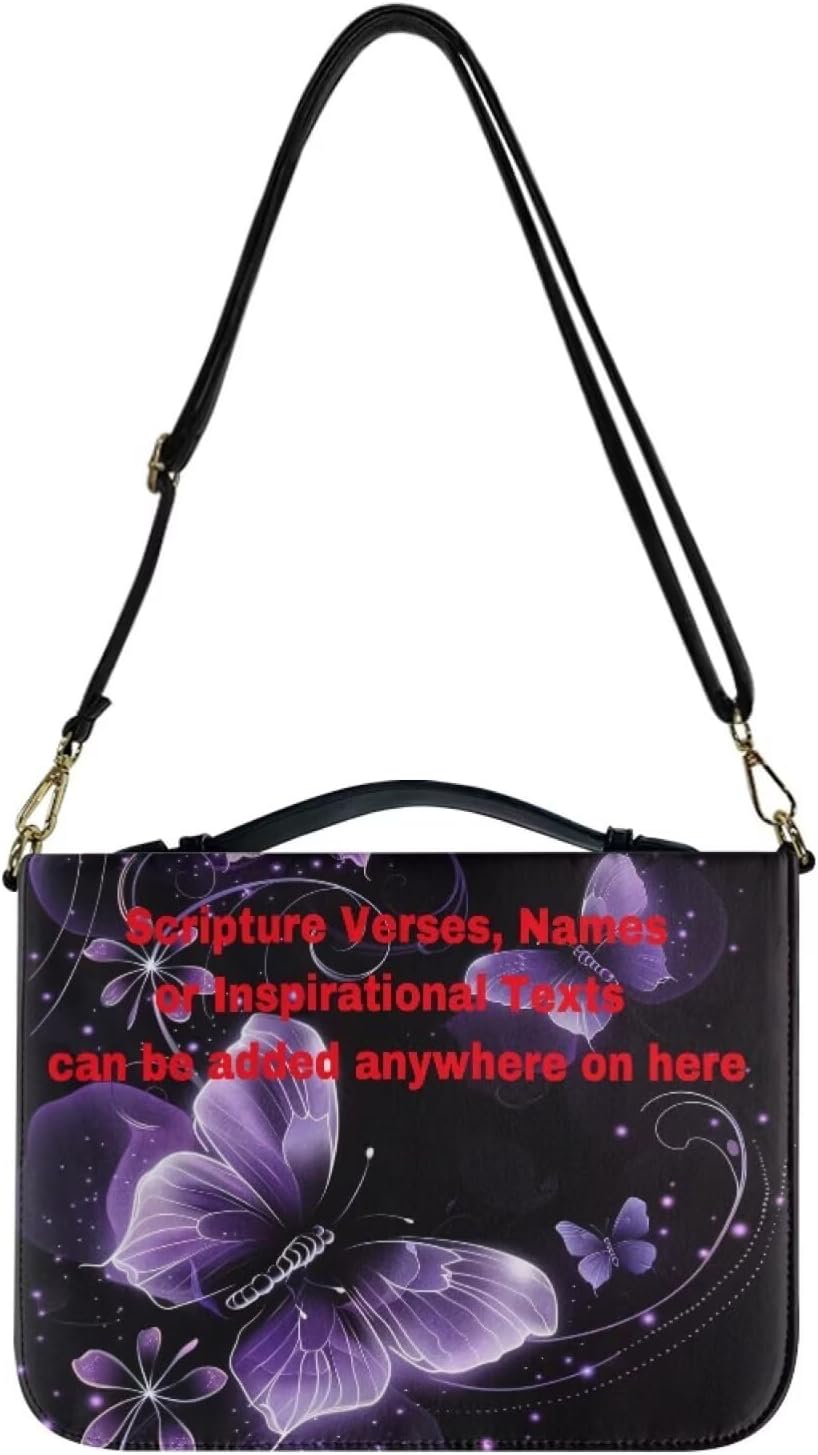 Custom Personalized PU Leather Bible Cover Case for Women,Customized Bible Cases Bible Tote Bag Bible Carrying Case Bible Carrier with Detachable Shoulder Strap,2XL 82 61IATY2dKOL. AC SL1500 - northernschoolofshiatsu.co.uk