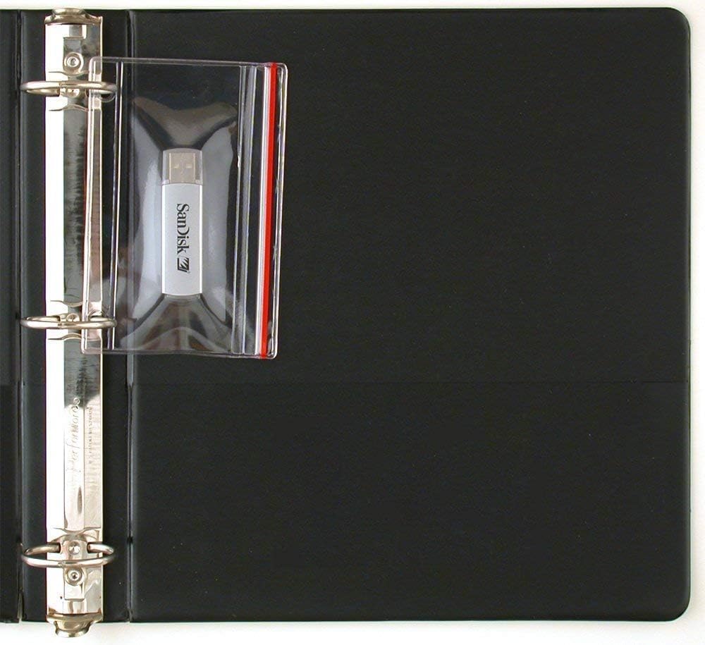 StoreSMART - Flash Drive Zipper Case for 3-Ring Binders - Vinyl Plastic Binder Pockets - R1831 5 Pack 2 61J3EUu7YNL. AC SL1000 - northernschoolofshiatsu.co.uk