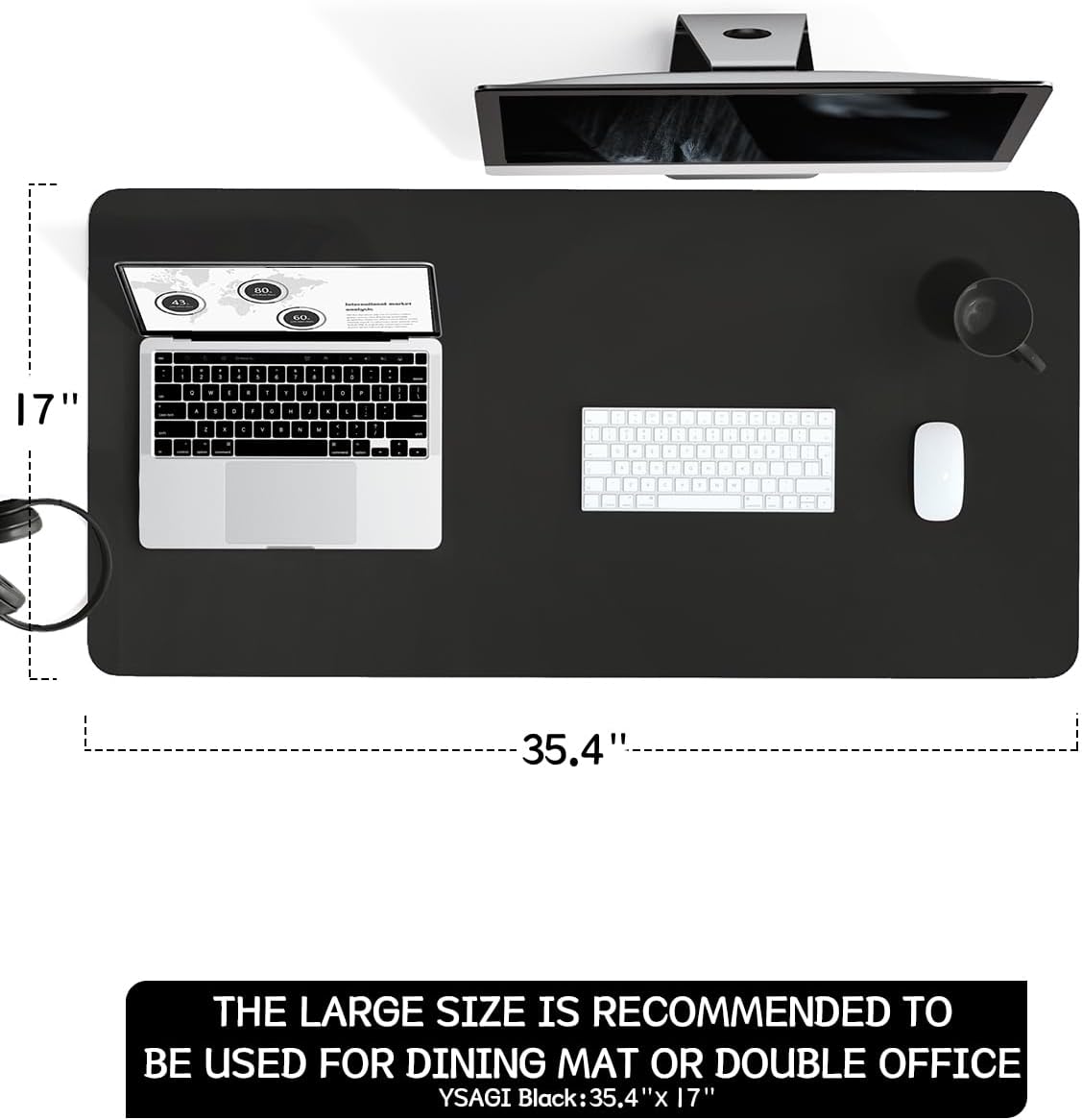 YSAGi Non-Slip Leather Desk Pad, Waterproof Laptop Computer Desk Keyboard Mat, Table Protector Blotter Mat, Large Mouse Pad for Office/Work/Home/Decor(Pink, 23.6" x 13.7") 31 61J9tIAcziL. AC SL1500 - northernschoolofshiatsu.co.uk