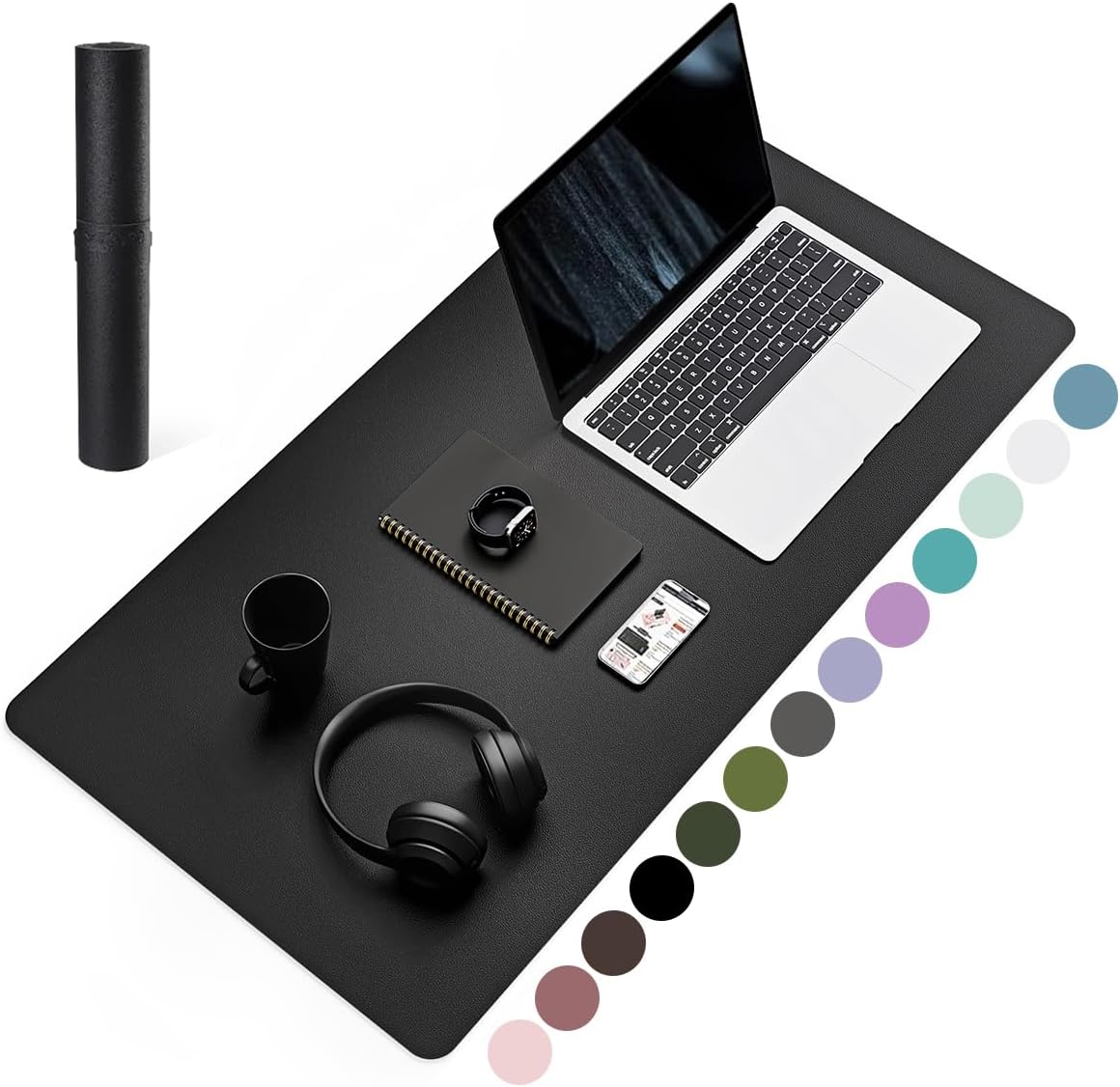 YSAGi Non-Slip Leather Desk Pad, Waterproof Laptop Computer Desk Keyboard Mat, Table Protector Blotter Mat, Large Mouse Pad for Office/Work/Home/Decor(Pink, 23.6" x 13.7") 66 - northernschoolofshiatsu.co.uk
