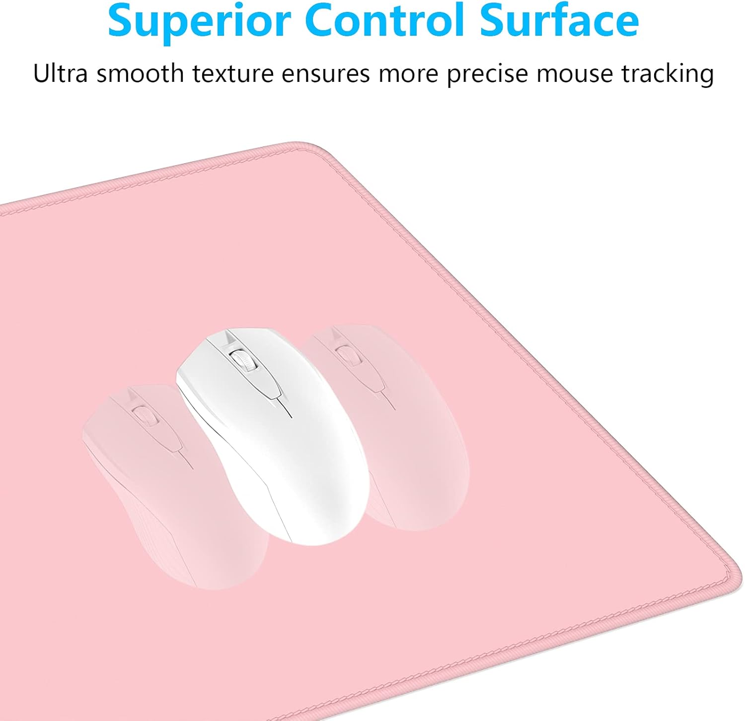 Dapesuom Large Mouse Pad, Extended Gaming Mouse Mat with Stitched Edges, Full Size Desk Mats with Non-Slip Base, Computer Big Desktop Keyboard Pad for Gamer, Laptop, Office, 23.6 x 11.8 in, Pink 19 61JcHBGTCUL. AC SL1500 - northernschoolofshiatsu.co.uk