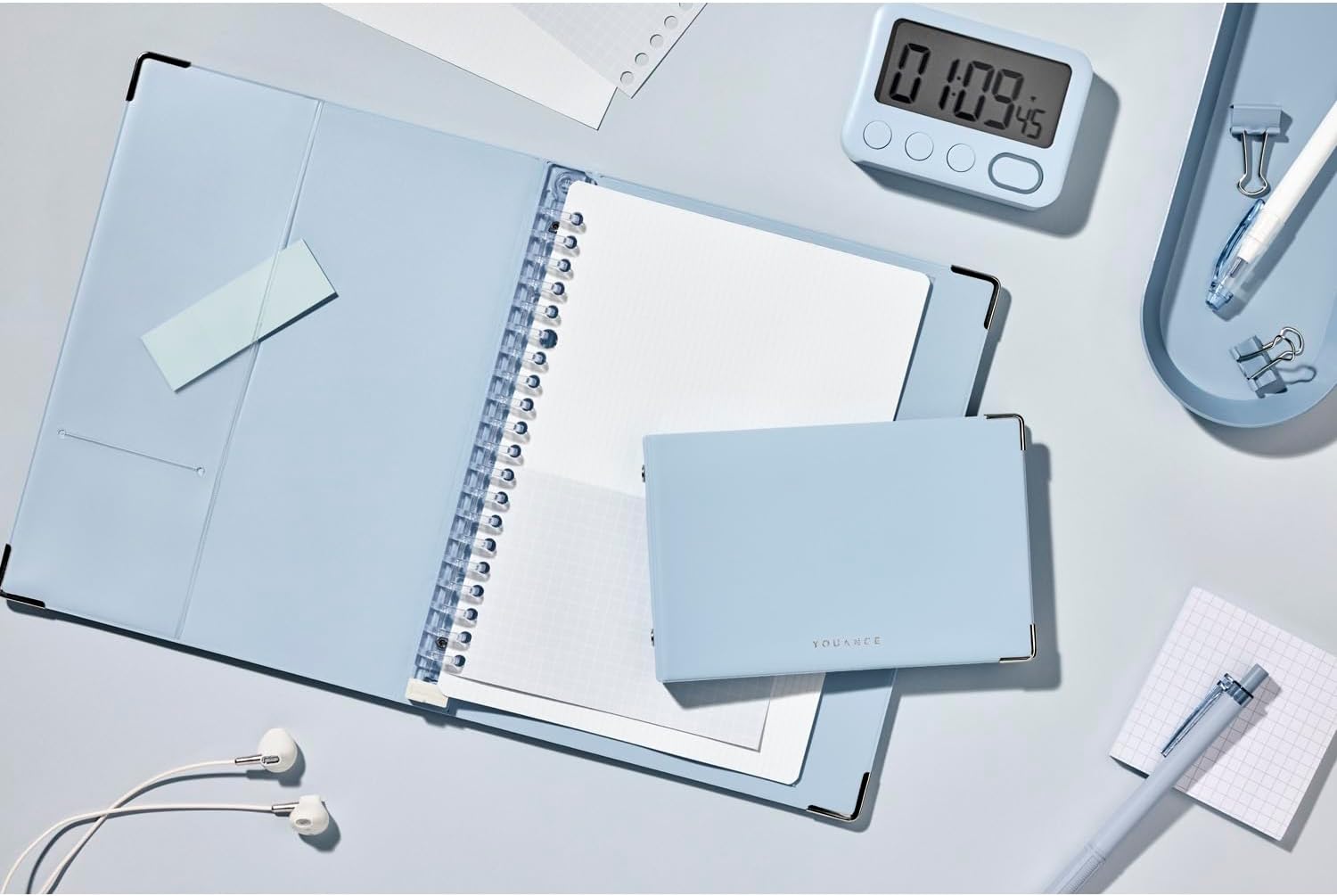 Maruman FM64-30 Loose Leaf Binder Yuance Mini 5 Hole, Light Purple 102 - northernschoolofshiatsu.co.uk