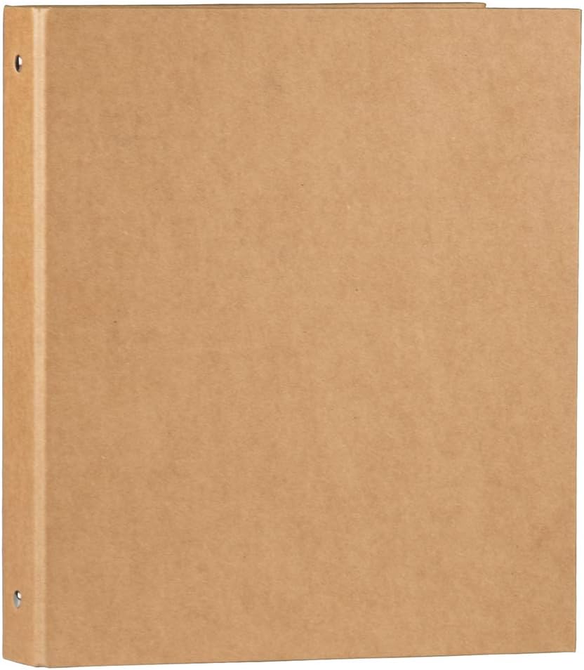 JAM PAPER Kraft 1 inch Binder - Natural Recycled Kraft 3 Ring Binder - Sold Individually 2 61K4cWUknKL. AC SL1000 - northernschoolofshiatsu.co.uk