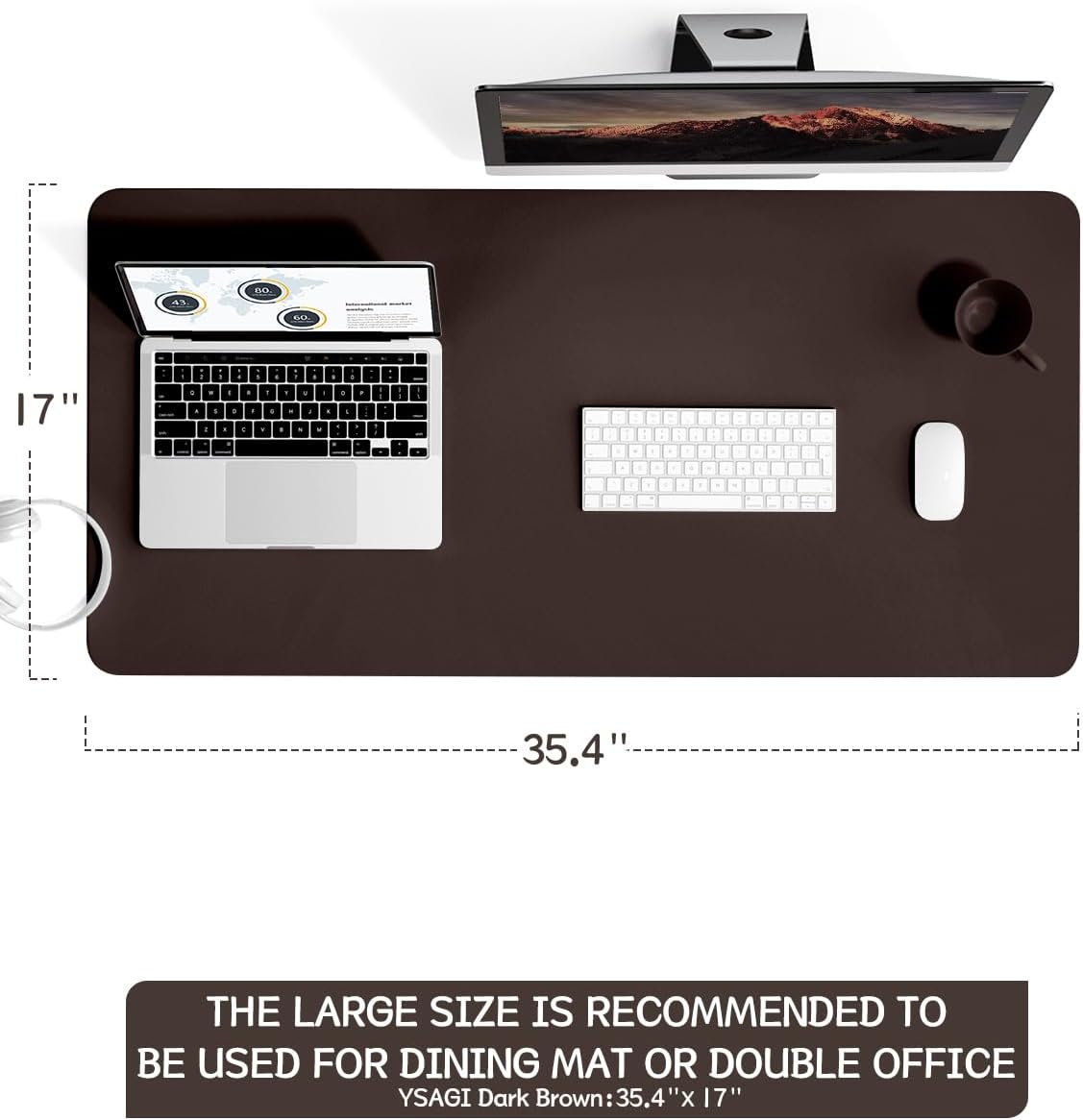 YSAGi Non-Slip Leather Desk Pad, Waterproof Laptop Computer Desk Keyboard Mat, Table Protector Blotter Mat, Large Mouse Pad for Office/Work/Home/Decor(Pink, 23.6" x 13.7") 143 61KpGXZg2GL. AC SL1500 - northernschoolofshiatsu.co.uk