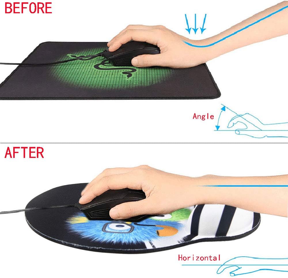 Mouse Pad Wrist Support Ergonomic Memory Foam - Lightweight Rest Nonslip Mousepad for Office,Gaming,Computer, Laptop & Mac,Pain Relief,at Home Or Work (MPH-1654) 3 61Kq9ONmPoL. AC SL1000 - northernschoolofshiatsu.co.uk