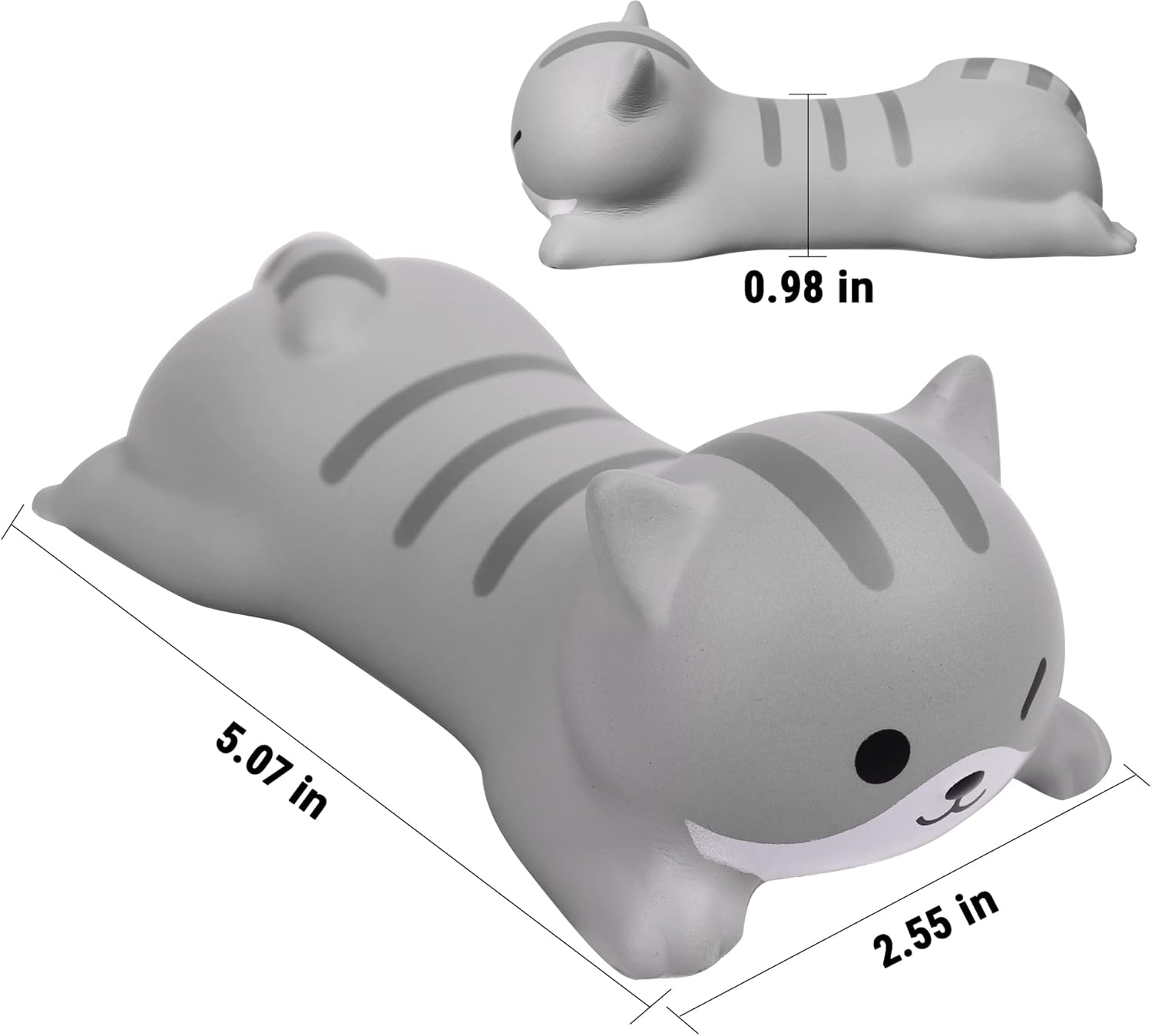 Wrist Rest, Cat Shaped Cute Mouse Pad Wrist Support, Mini Ergonomic Wrist Support, Wrist Rest Pad for Computer Keyboard and Mouse, Office Work and Gaming-Grey 4 61KzLujagUL. AC SL1500 - northernschoolofshiatsu.co.uk