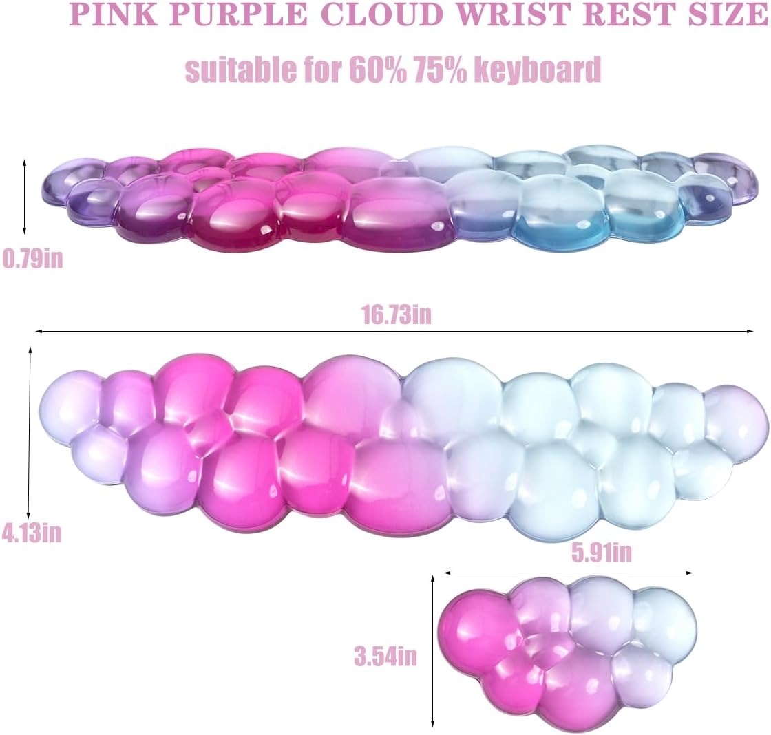 Clear Gel Wrist Rest for Keyboard and Mouse, White Silicone Keyboard Wrist Rest Set, Cute Ergonomic Wrist Rest for Keyboard 60%/75%(White) 113 61LCuOYe+OL. AC SL1200 - northernschoolofshiatsu.co.uk