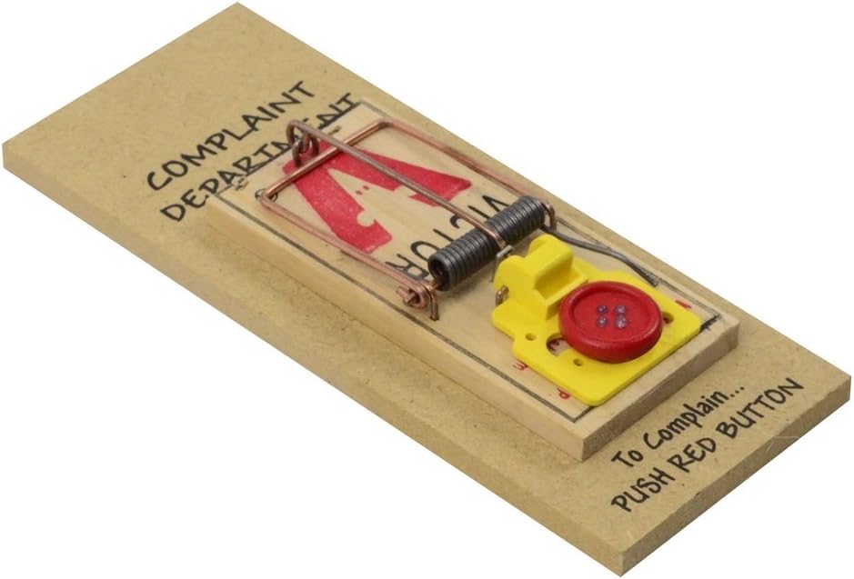 Treasure Gurus Complaint Department Mouse Trap Desk Sign, 6.5" x 2.75" Wooden, Modern Humor Office Decor 2 61LnWsUWgpL. AC SL1200 - northernschoolofshiatsu.co.uk