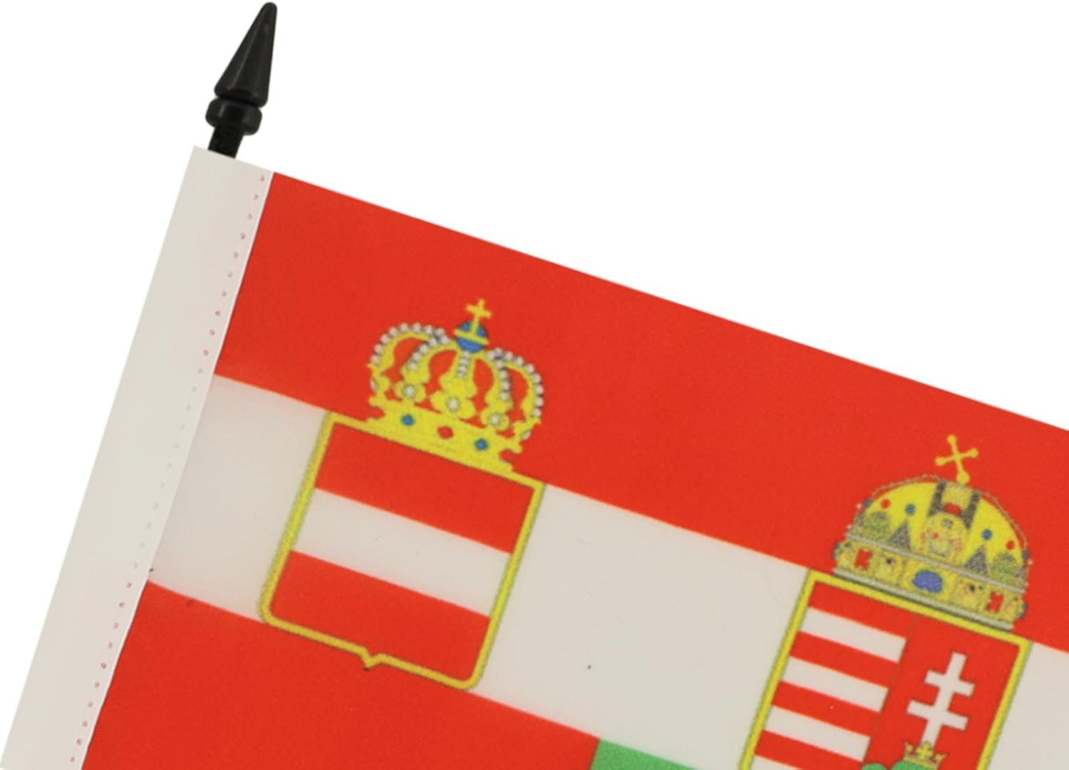 Austria-Hungary 1867-1918 Table Flag 4'' x 6'' - Austro-Hungarian Empire Desk Flag 15 x 10 cm - Black plastic stick and base - AZ FLAG 4 61M7Dms8H2L. AC SL1500 - northernschoolofshiatsu.co.uk