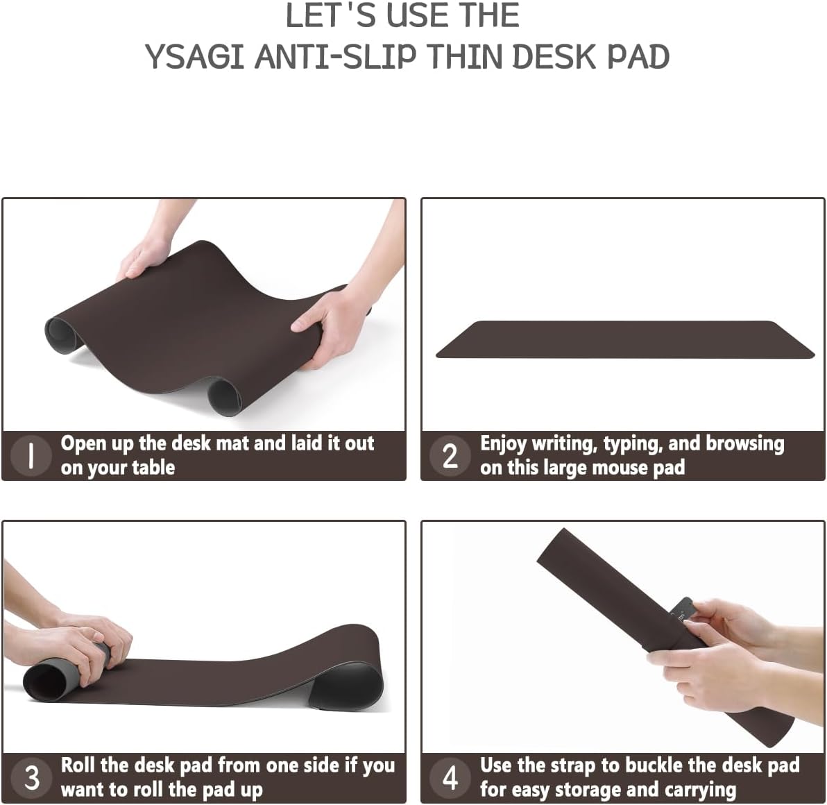 YSAGi Non-Slip Leather Desk Pad, Waterproof Laptop Computer Desk Keyboard Mat, Table Protector Blotter Mat, Large Mouse Pad for Office/Work/Home/Decor(Pink, 23.6" x 13.7") 142 61MJYTJI02L. AC SL1500 - northernschoolofshiatsu.co.uk