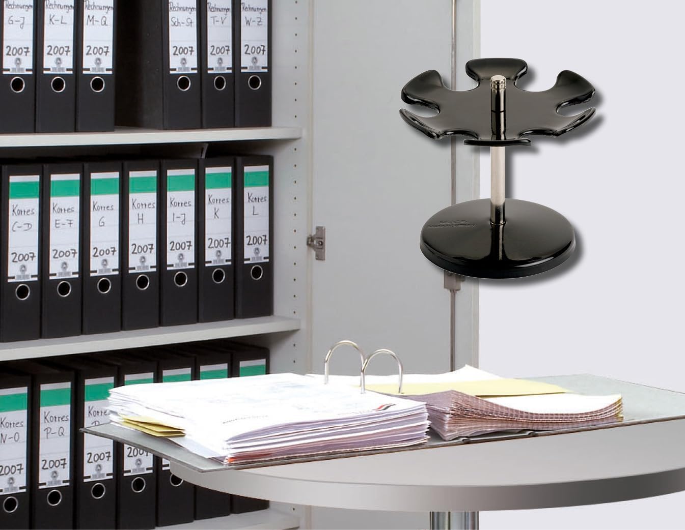 Round Version Premium Stamp Holder Metal Stamp Rack for 12 Stamps - Black 3 61MuyPo3wGL. AC SL1345 - northernschoolofshiatsu.co.uk