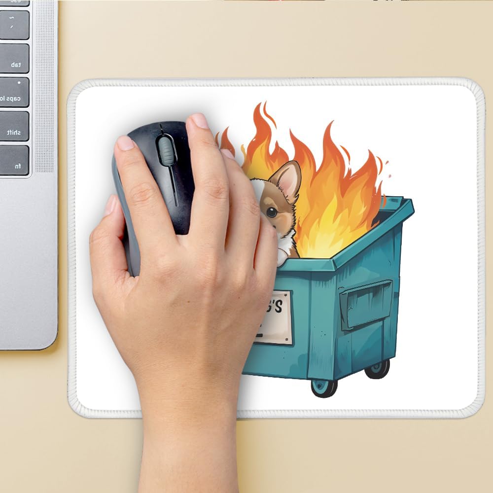Everything's Fine Mouse Pad with Stitched Edge, Funny Corgi Dumpster Fire Mousepad Gifts for Nurse Doctor Veterinary, Office Gifts for Manager Teacher, Going Away Present for Colleague 4 61NUgwgwTbL. AC SL1000 - northernschoolofshiatsu.co.uk