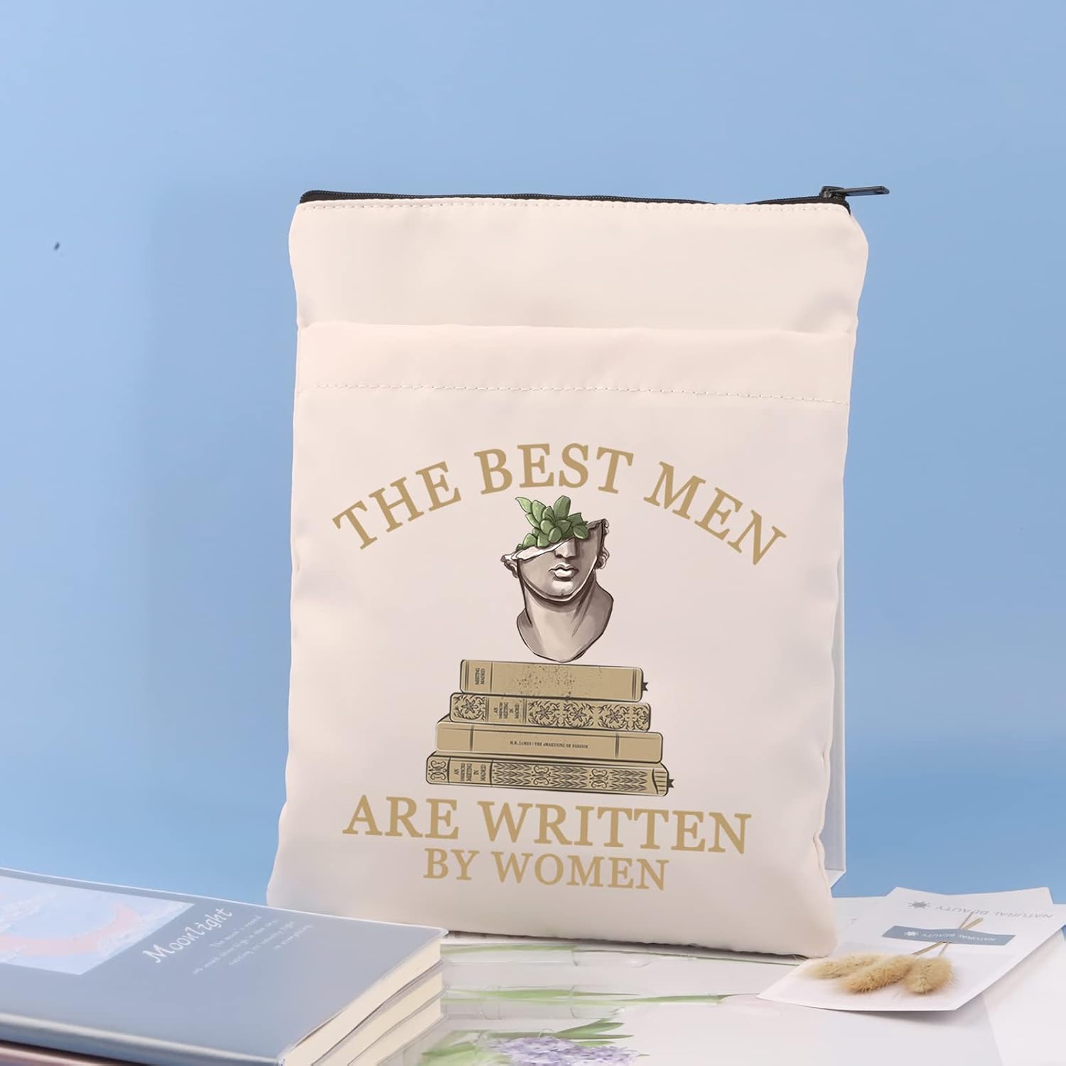 Bookish Book Sleeve The Best Men are Written by Women Dark Academia Book Cover Book Lover Gift Dark Romance Reader Gift (by Women-b) 7 61NaY1EMn L. AC SL1500 - northernschoolofshiatsu.co.uk