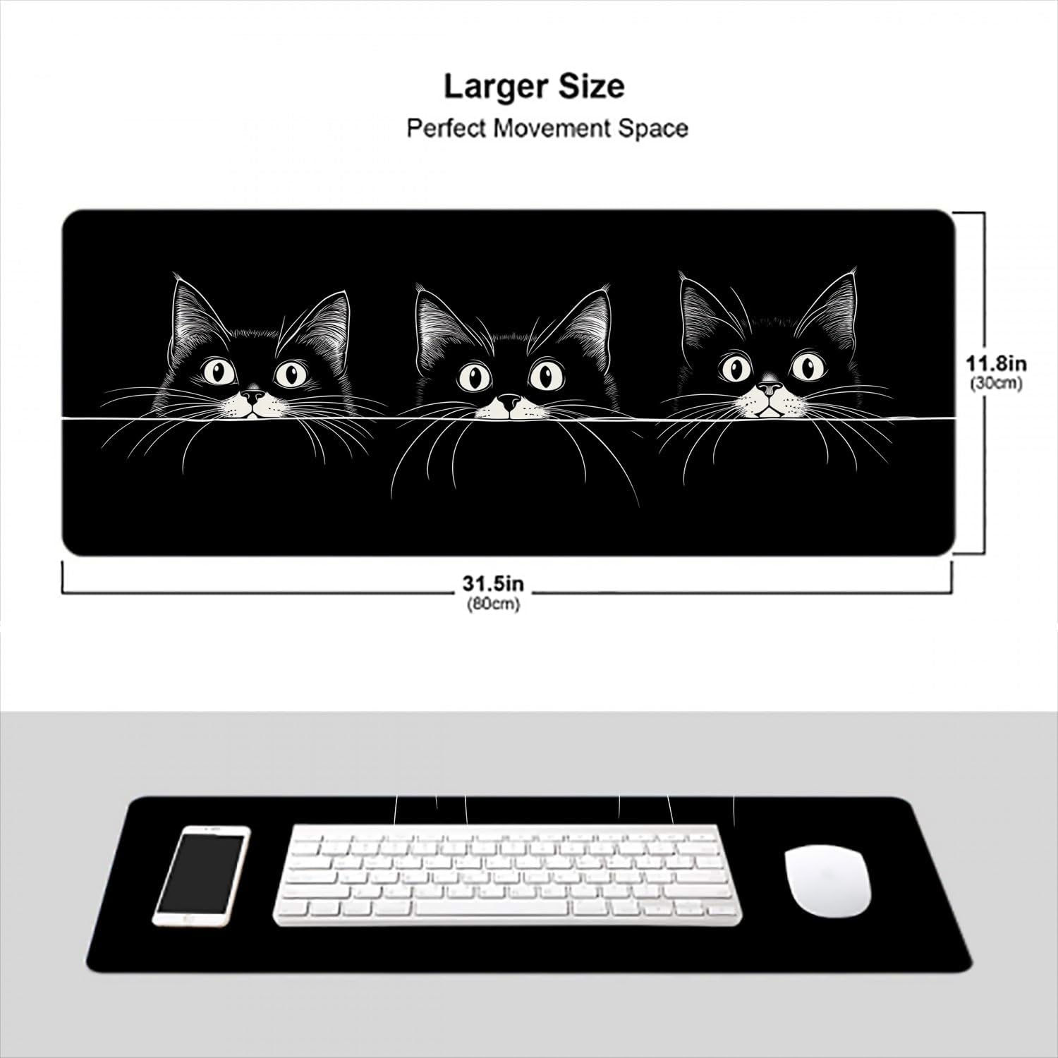 Japanese Samurai Desk Mat Anime Graffiti Large Gaming Mouse Mat with Stitched Edges,Non-Slip Waterproof Rubber Base Mous Mat 31.5"x11.8" Office Computer Keyboard Laptop Home 57 61NyjpJZIBL. AC SL1500 - northernschoolofshiatsu.co.uk