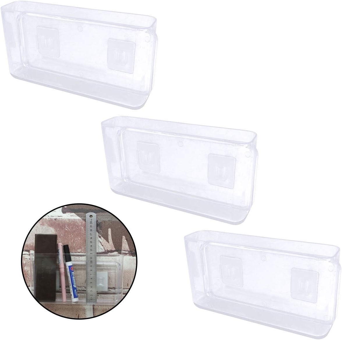 3 Pack Plastic Wall Folders, Acrylic Single Pocket Wall Mount File Holder, Clear Hanging Wall File Organizer for Office Home, 8.8” x 2.5” x 4.3” 1 61ODaZu0vDL. AC SL1200 - northernschoolofshiatsu.co.uk