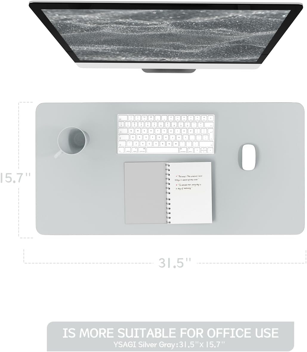 YSAGi Non-Slip Leather Desk Pad, Waterproof Laptop Computer Desk Keyboard Mat, Table Protector Blotter Mat, Large Mouse Pad for Office/Work/Home/Decor(Pink, 23.6" x 13.7") 268 61OHXngos4L. AC SL1500 - northernschoolofshiatsu.co.uk