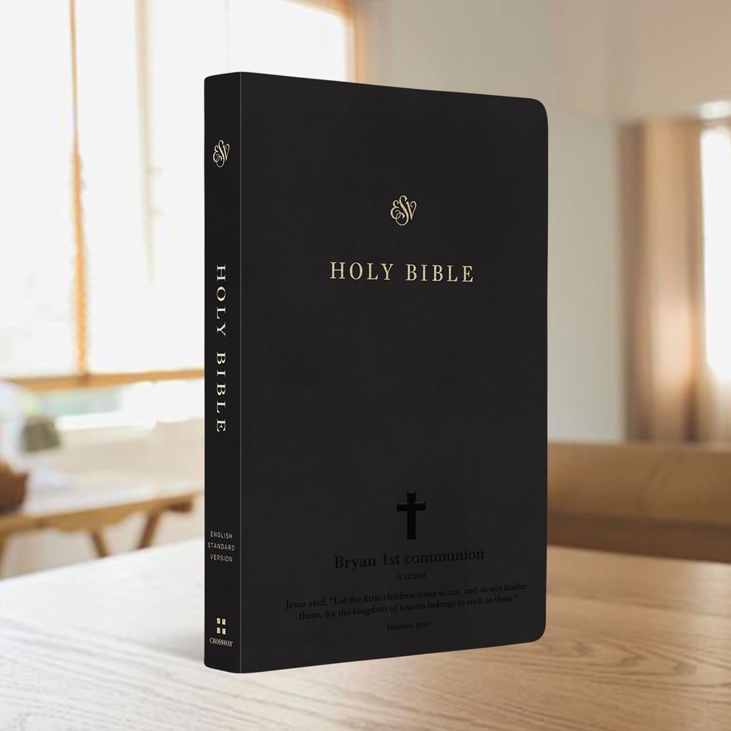 Personalized ESV Thinline Bible Faux Leather Medium Print Size with Royal Lion Design | Custom with Name, Date or Text | Gift for Christian & Religious Celebrations | Brown 15 61OMnsdqKAL. AC SL1500 - northernschoolofshiatsu.co.uk