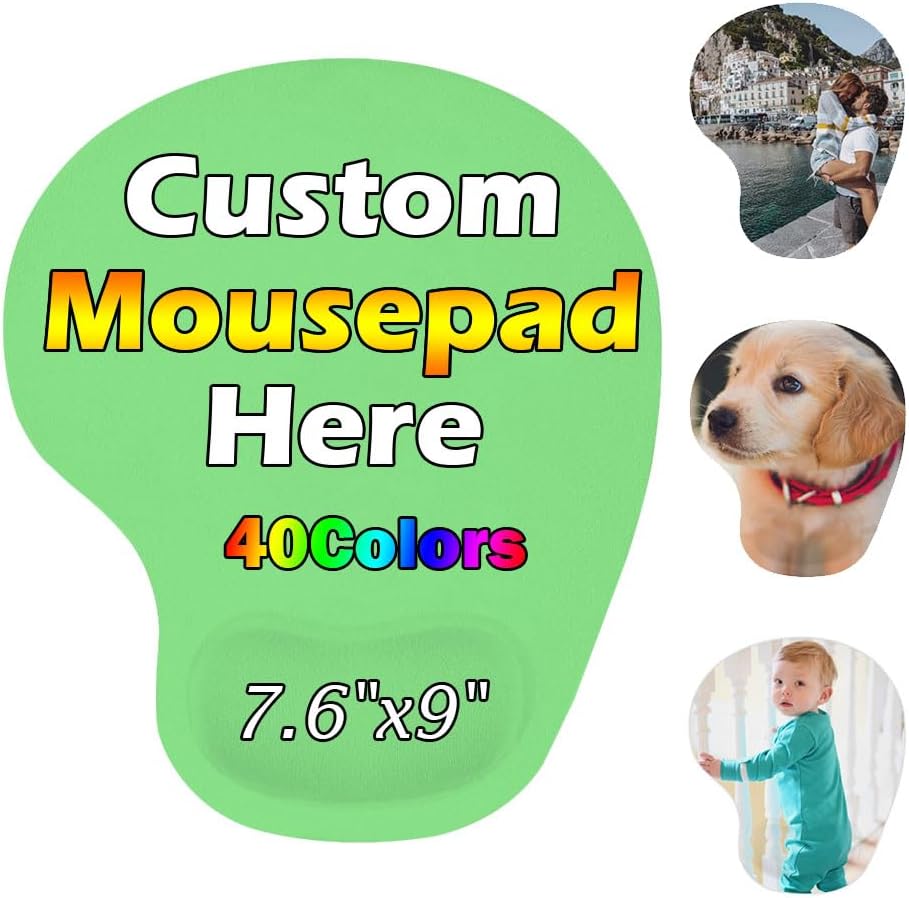 Personalized Wrist Rest Mouse Pad, Add Your Photo, Text, Logo or Art Design, Custom Your own Customized Gaming, Office Mousepad, Black, 7.6-9 78 61OXkXCzvML. AC SL1000 - northernschoolofshiatsu.co.uk