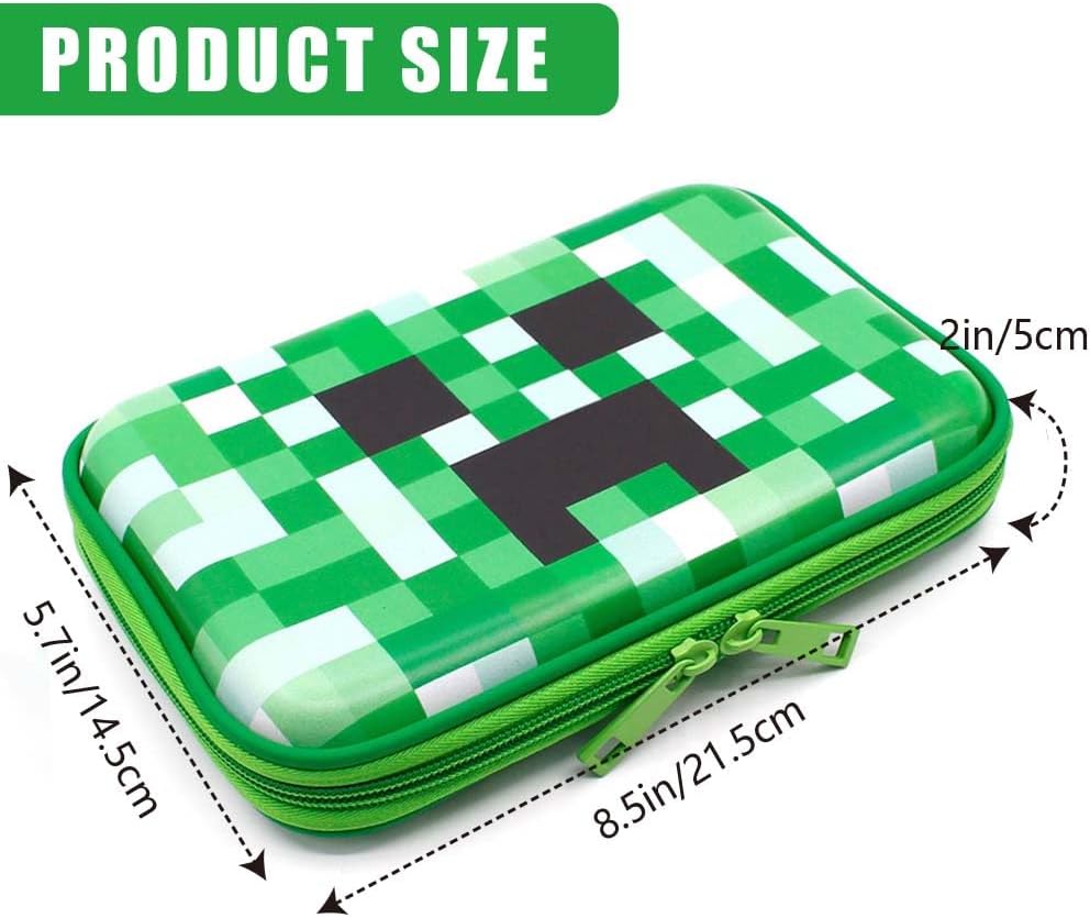 Green Pencil Case Boys Cute School Supply Organizer Cool Pen Box Holder Bag with Zipper for Kids 2 61OeSylbHRL. AC SL1000 - northernschoolofshiatsu.co.uk