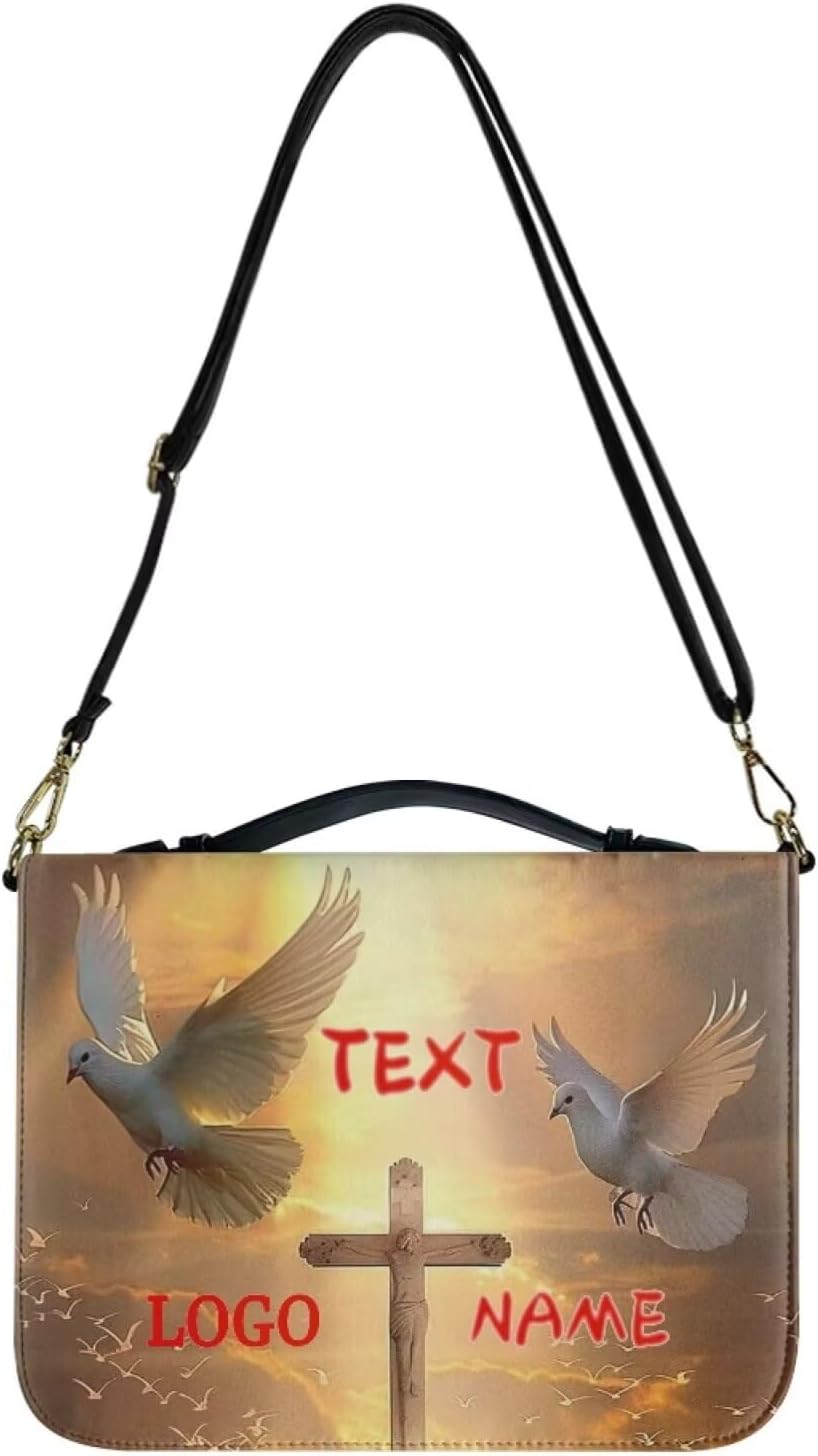 Custom Personalized PU Leather Bible Cover Case for Women,Customized Bible Cases Bible Tote Bag Bible Carrying Case Bible Carrier with Detachable Shoulder Strap,2XL 58 61P3YC2TwyL. AC SL1500 - northernschoolofshiatsu.co.uk