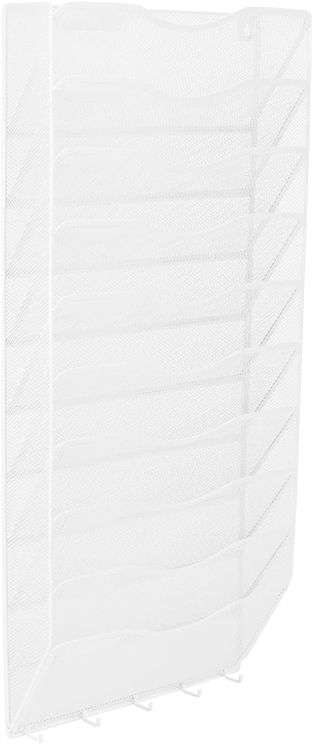 EasyPAG Wall File Holder 5 Pocket Mesh Hanging Wall Organizer Vertical Hanging File Folder Holder Magazine Rack with Nametag Label for Mail Paper Organization,Black 118 61PHzO T4mS. AC SL1500 - northernschoolofshiatsu.co.uk