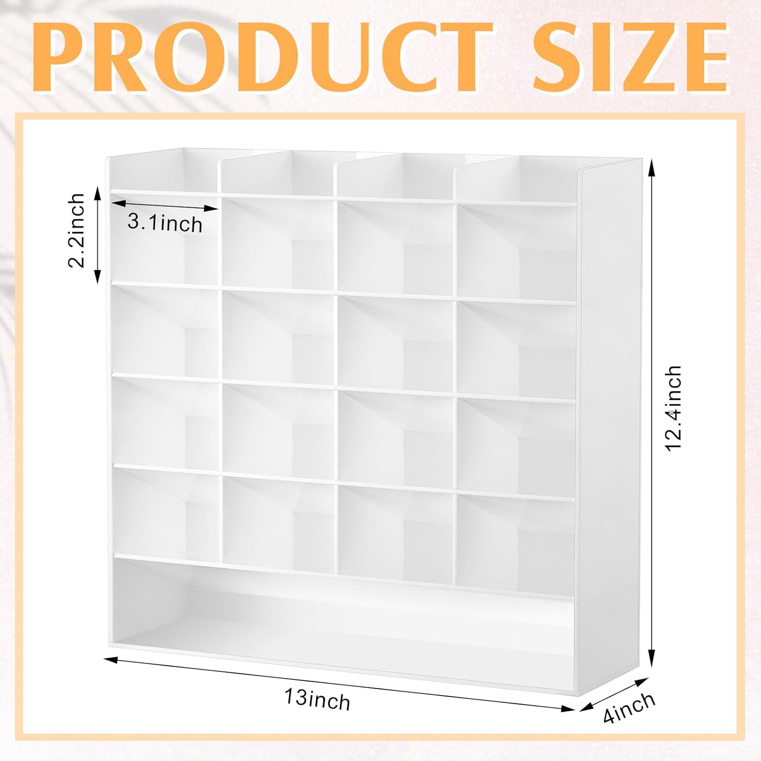 Acrylic Pen Organizer Storage Vertical Marker Organizer Acrylic Pen Display Holder for Office Desk Desktop Stationery Pencil Storage(Clear,13 x 4 x 10.2 Inch) 22 - northernschoolofshiatsu.co.uk