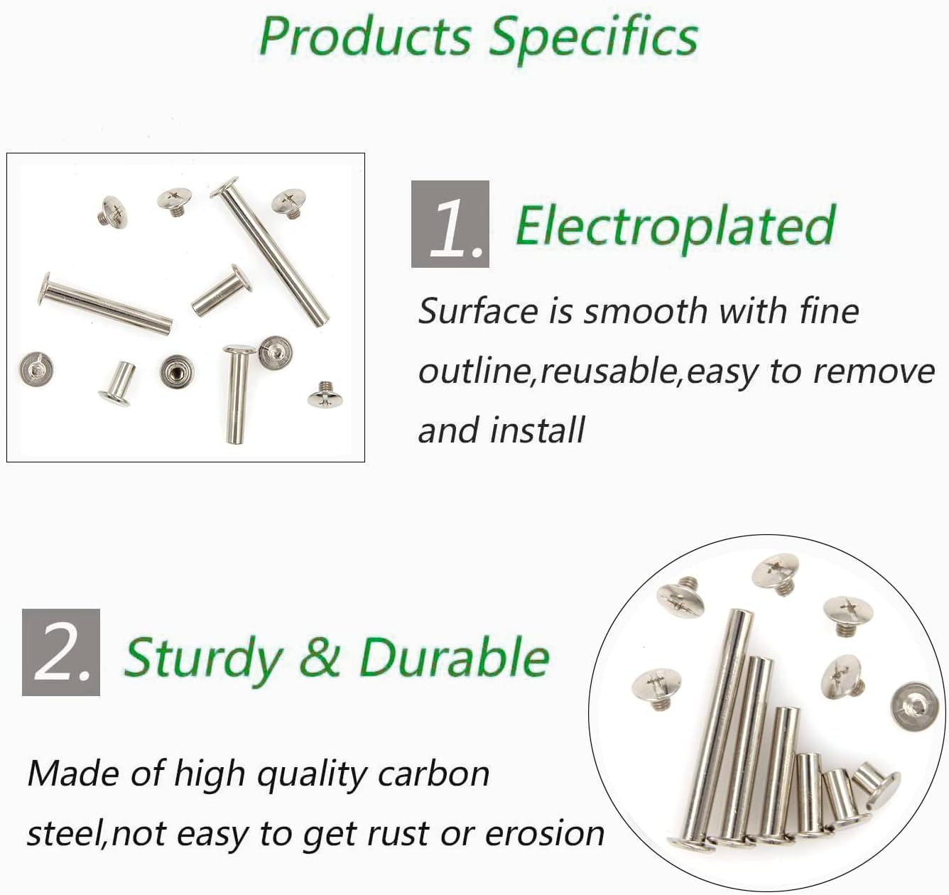 100 Pcs (50 Pair) Gun Black Phillips Chicago Binding Screws Assorted Kits,6 Sizes of Flat Head Rivet Hollow Binding Screws Posts, for Leather Saddles Purses Belt Repair(M5x5/10/15/25/35/45) 72 61RG7UtherL. AC SL1500 - northernschoolofshiatsu.co.uk