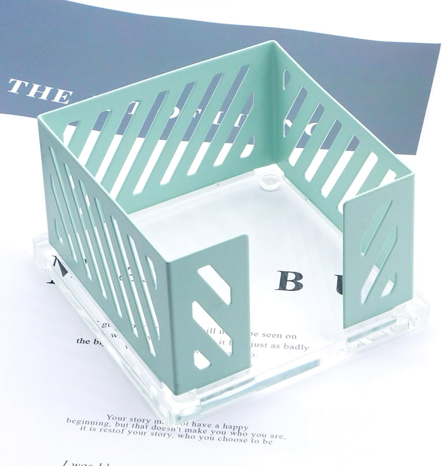 NatSumeBasics Sticky Note Holder Mint Green Metal Post a It Note Holder 3.5 x 3.5 Clear Acrylic Base Cube Dispenser for Desk Organizers Accessories Supplies (Mint Green) 7 61RPEFyrPqL. AC SL1500 - northernschoolofshiatsu.co.uk