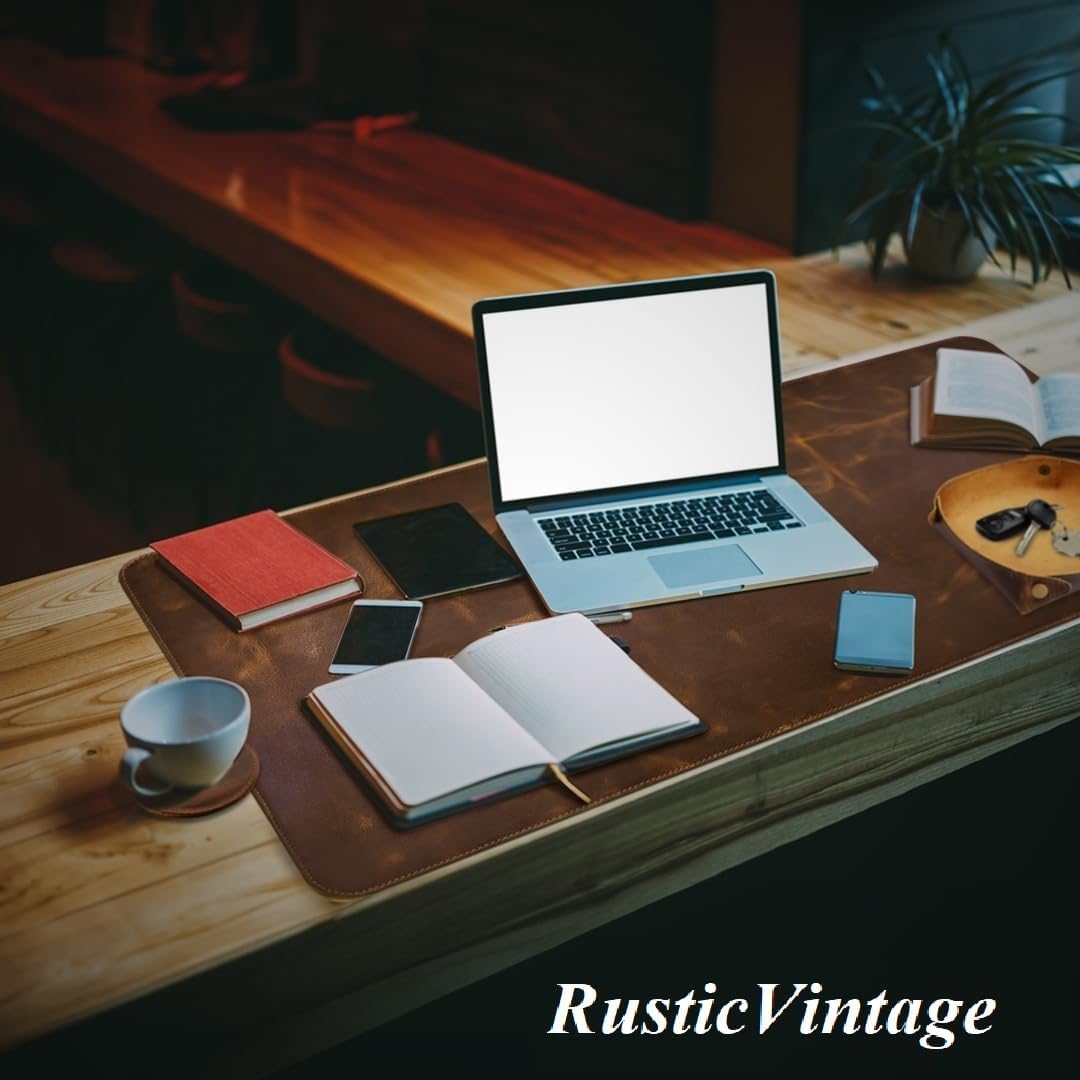 RusticVintage Real Leather Desk Mat Desk Cover Desk Blotter Desk Protector Large Computer Mat for Keyboard Gaming Mouse Pad (Antique 2mm) Table Laptop Mat Office Desktop Accessories 9 61RvAqn9XeL. AC SL1080 - northernschoolofshiatsu.co.uk
