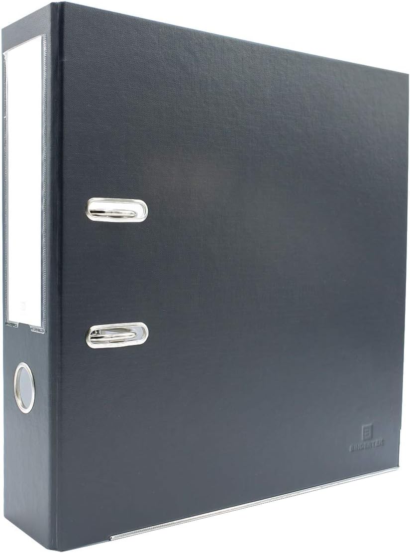 Bindertek 2-Ring Premium Lever Arch Binder - Black, 3" Spine Width, 525 Sheet Capacity, 2.5" Rings, Linen-Textured Covers, Steel Reinforced Edges, Spine Label Included 19 - northernschoolofshiatsu.co.uk