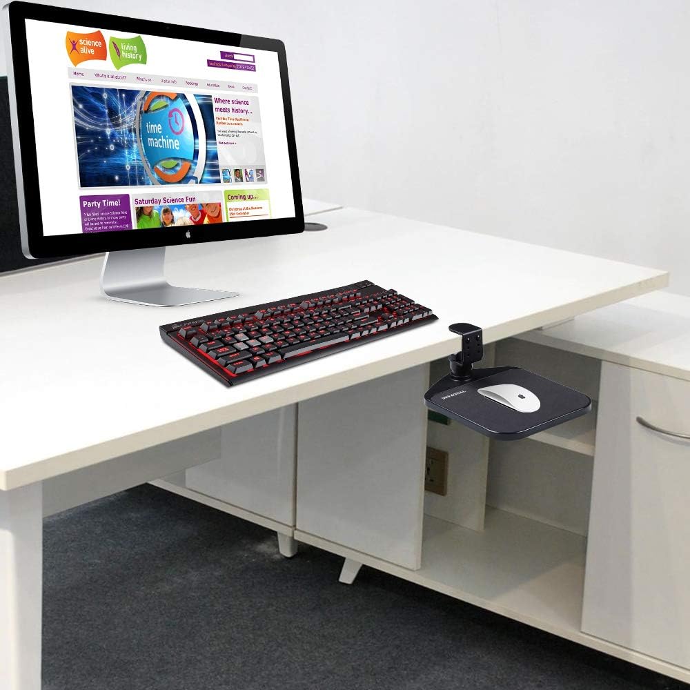 Ergonomic Mouse Platform Under Desk Ergonomic Wrister Mouse Pad (Black) 6 61SP33LJtOL. AC SL1000 - northernschoolofshiatsu.co.uk