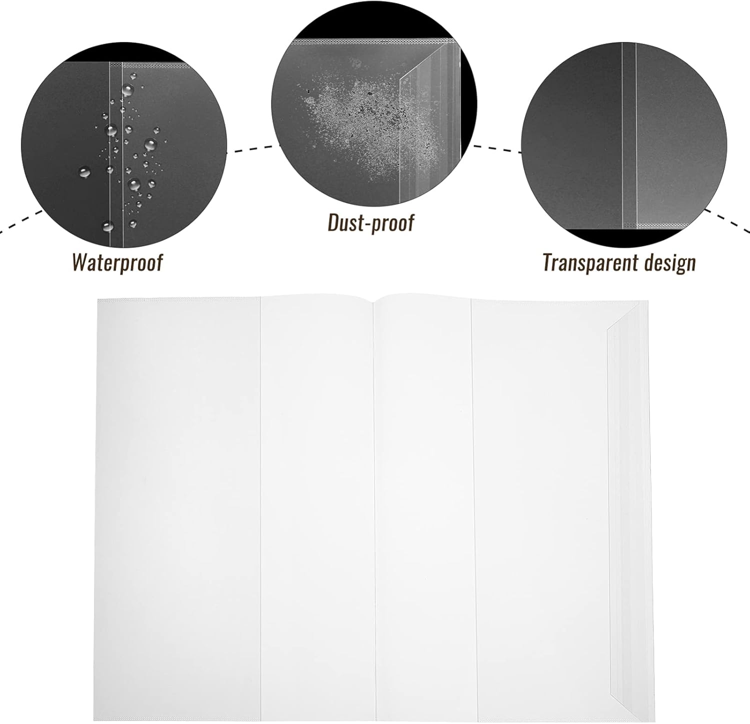 NUOBESTY Clear Note Book Film Protectors Plastic Textbook Covers Self Adhesive Reusable for Office Home 5pcs Plastic 6 61SQHljFE7S. AC SL1500 - northernschoolofshiatsu.co.uk