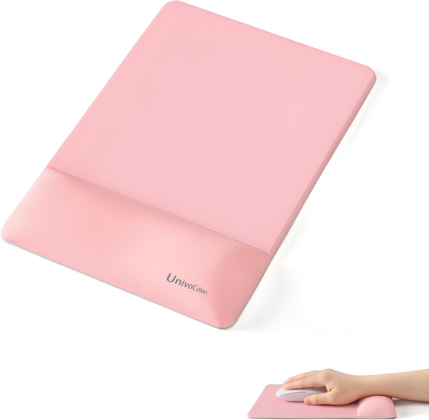 UnivoColors Design-Wave Set of Keyboad Wrist Rest & Mouce Pad,Artificial Sheepskin+Memory Foam+Ergonomic+Anti-Slip Gel, Resilience Support During Work and Gaming,Keyboard Accessory,White 10 61SzFBE5o3L. AC SL1500 - northernschoolofshiatsu.co.uk