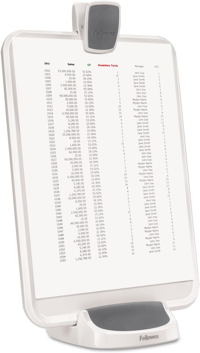 Fellowes 9311501 Document/Copy Holder Lift, 9-1/2-Inch x14-Inch, White 1 61Szk7rjFGL. AC SL1500 - northernschoolofshiatsu.co.uk