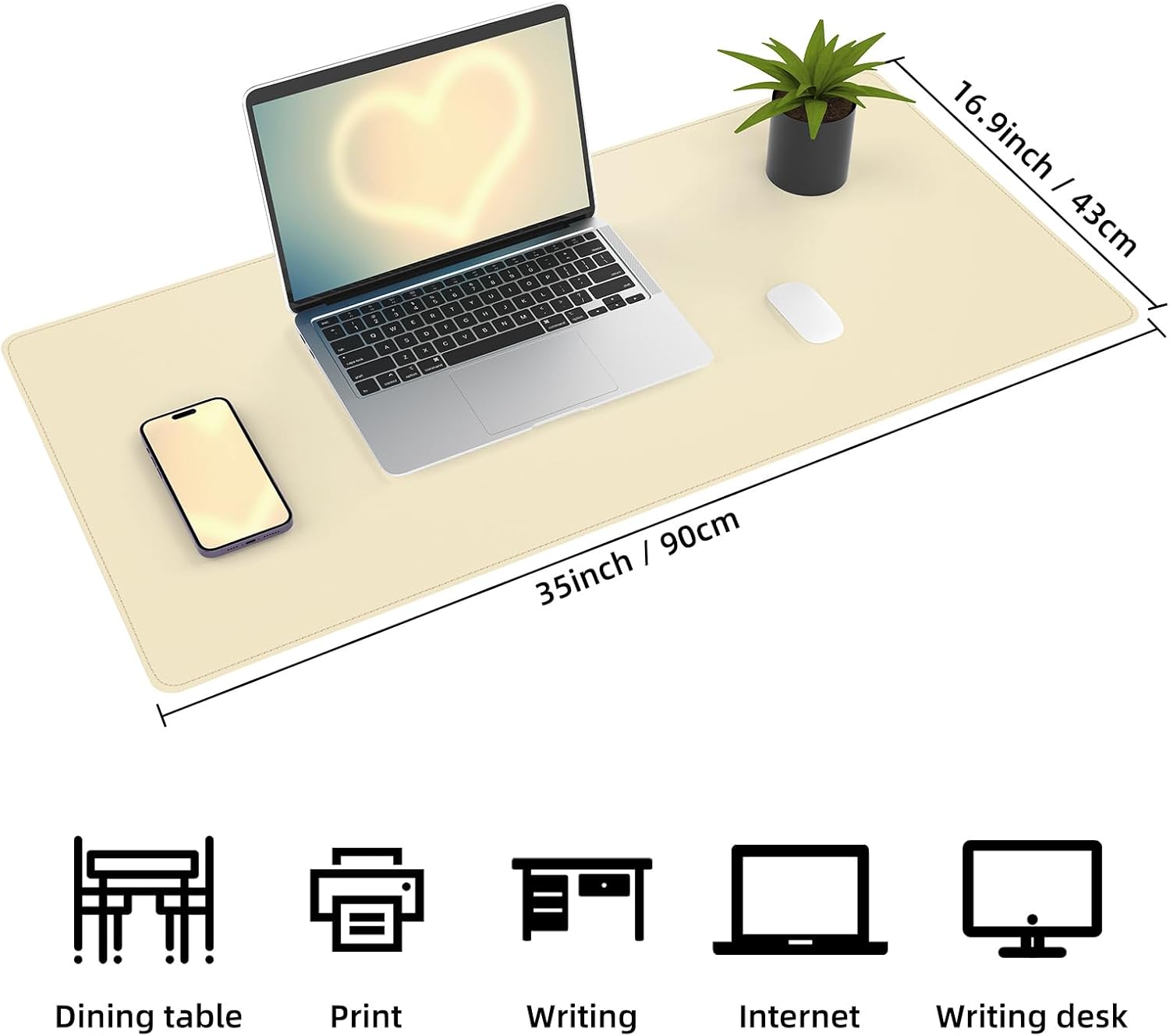 Large Desk Mat 47.2" x 17" Leather Desk Pad Protector with Natural Cork & PU Leather, Non-Slip Office Desk Mat, Large Mouse Pad, Waterproof Desk Blotter pad for Office&Home(Black) 199 61UiJHj8R2L. AC SL1500 - northernschoolofshiatsu.co.uk