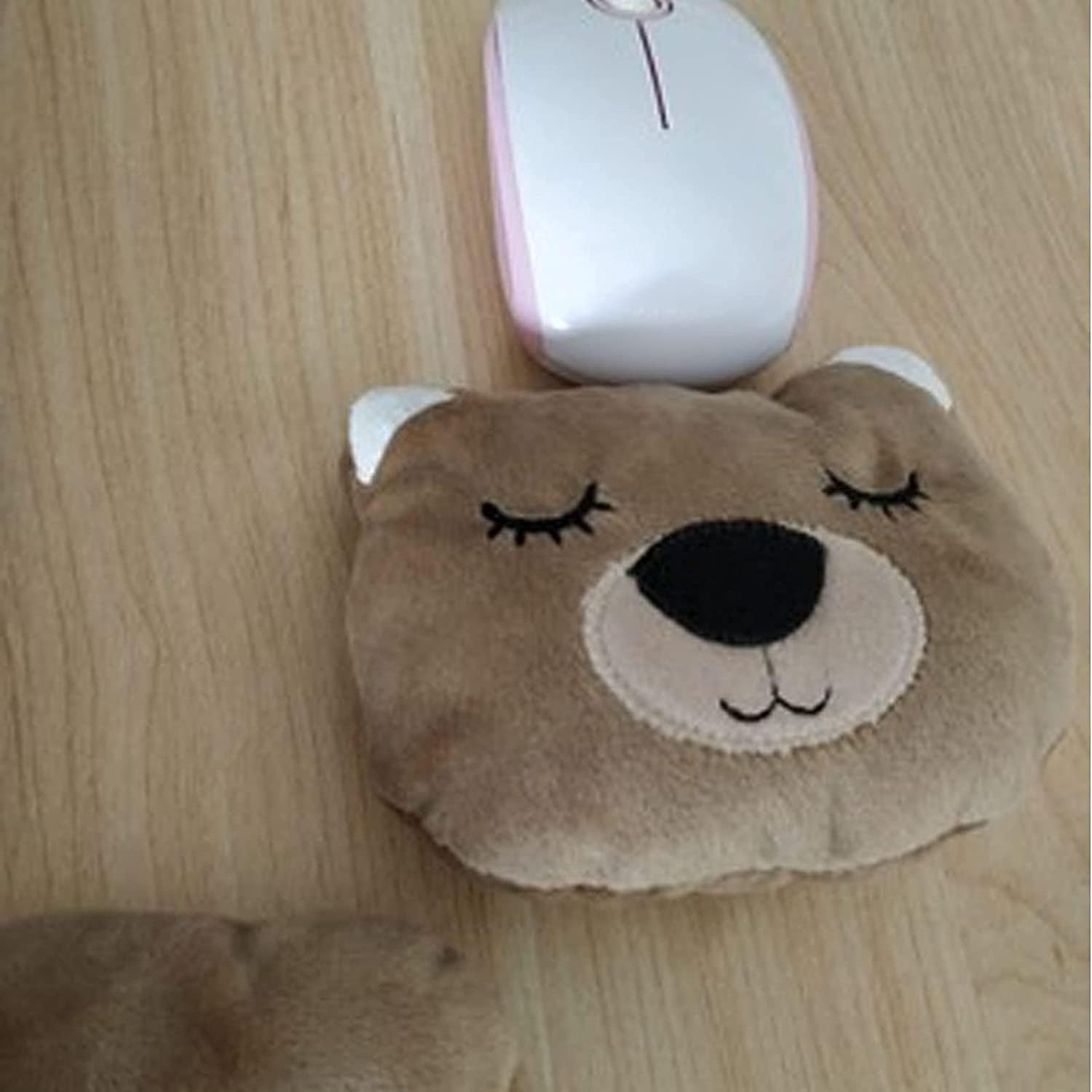 Keyboard Wrist Rest and Ergonomic Mouse Pad Wrist Support,Washable Keyboard Mouse Wrist Support Pad Bean Bag for Carpal Tunnel,Office Workers,Massage,Cute Cartoon Bear Set-Brown 18.8inch 5 - northernschoolofshiatsu.co.uk
