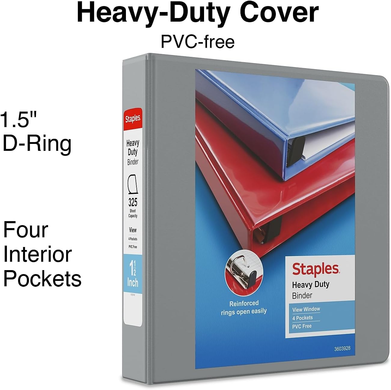 Staples 976049 Heavy-Duty 4-Inch D 3-Ring View Binder Navy Blue (26372) 151 61UoKG0SHNL. AC SL1500 - northernschoolofshiatsu.co.uk