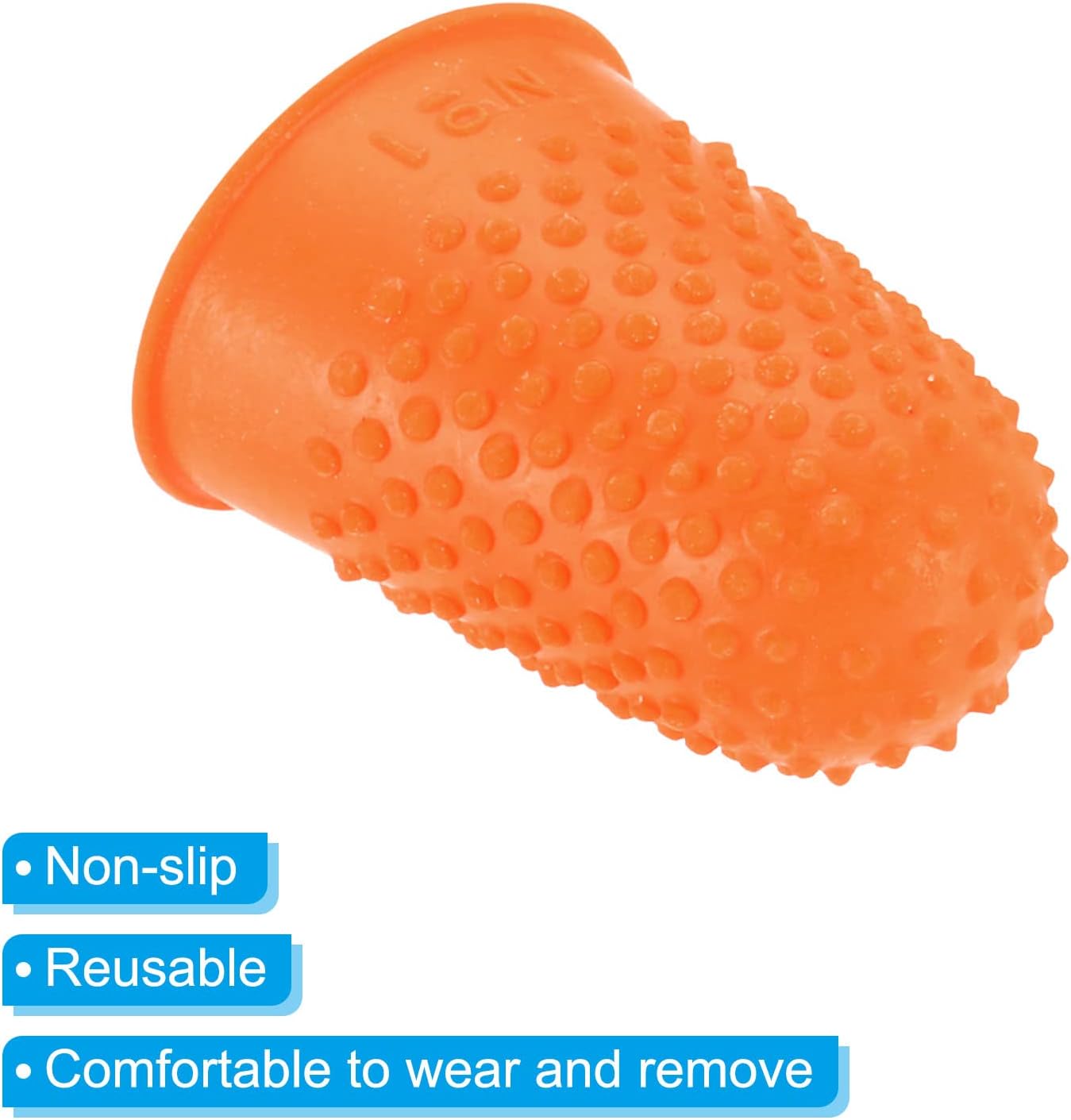 PATIKIL 0.71x1.14 Inch Rubber Finger Tips, 20 Pack Silicone Thumb Fingertip Protector Covers Guard Pads Thimble Grips for Office Counting Sewing, Blue Medium Size 39 61UwWa69i L. AC SL1500 - northernschoolofshiatsu.co.uk