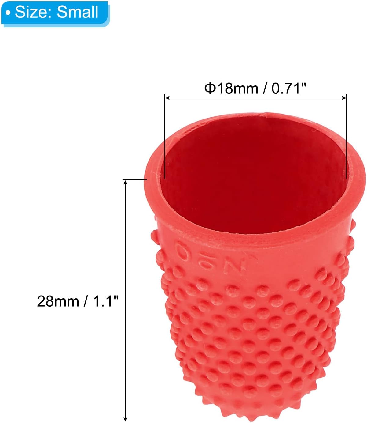 PATIKIL 0.71x1.14 Inch Rubber Finger Tips, 20 Pack Silicone Thumb Fingertip Protector Covers Guard Pads Thimble Grips for Office Counting Sewing, Blue Medium Size 2 61V1J07YfYL. AC SL1500 - northernschoolofshiatsu.co.uk