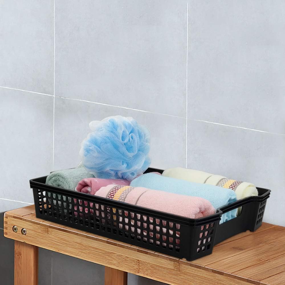Stackable Kitchen Office Desk File Basket Trays, Black, 6 Packs 5 61VCOX9CY L. AC SL1000 - northernschoolofshiatsu.co.uk