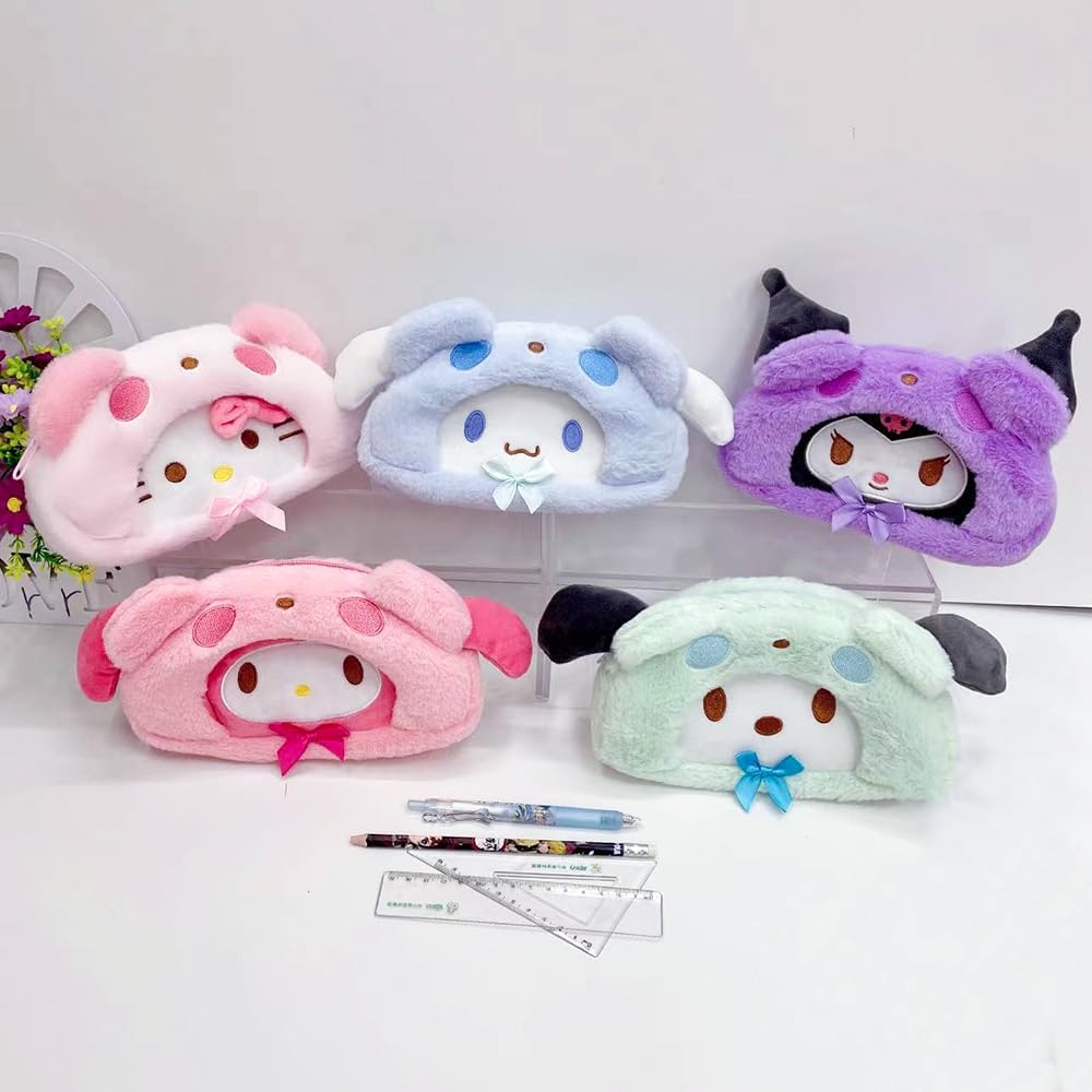 Cute Kawaii Plush Zipper Pencil Case, Used for Office Supplies, Stationery Storage and Cute Anime Cosmetic Bag 5 61VFBj 4V6L. AC SL1000 - northernschoolofshiatsu.co.uk