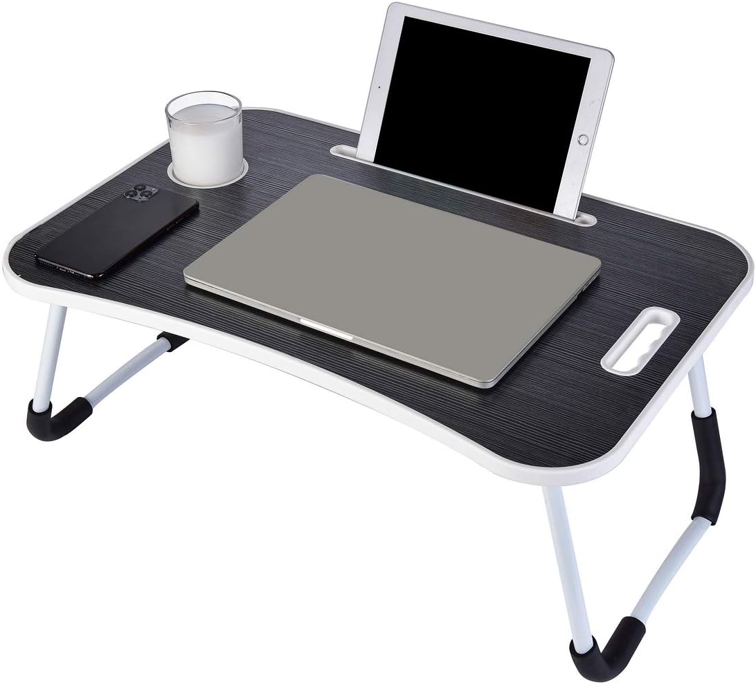 Laptop Desk, Portable Laptop Bed Tray Table, Notebook Stand Reading Holder,Couch Table,Bed Desk with Handle for Reading Book, Eating, Working, Writing, Gaming, Drawing (Black) 1 61VFoS4qLvL. AC SL1200 - northernschoolofshiatsu.co.uk