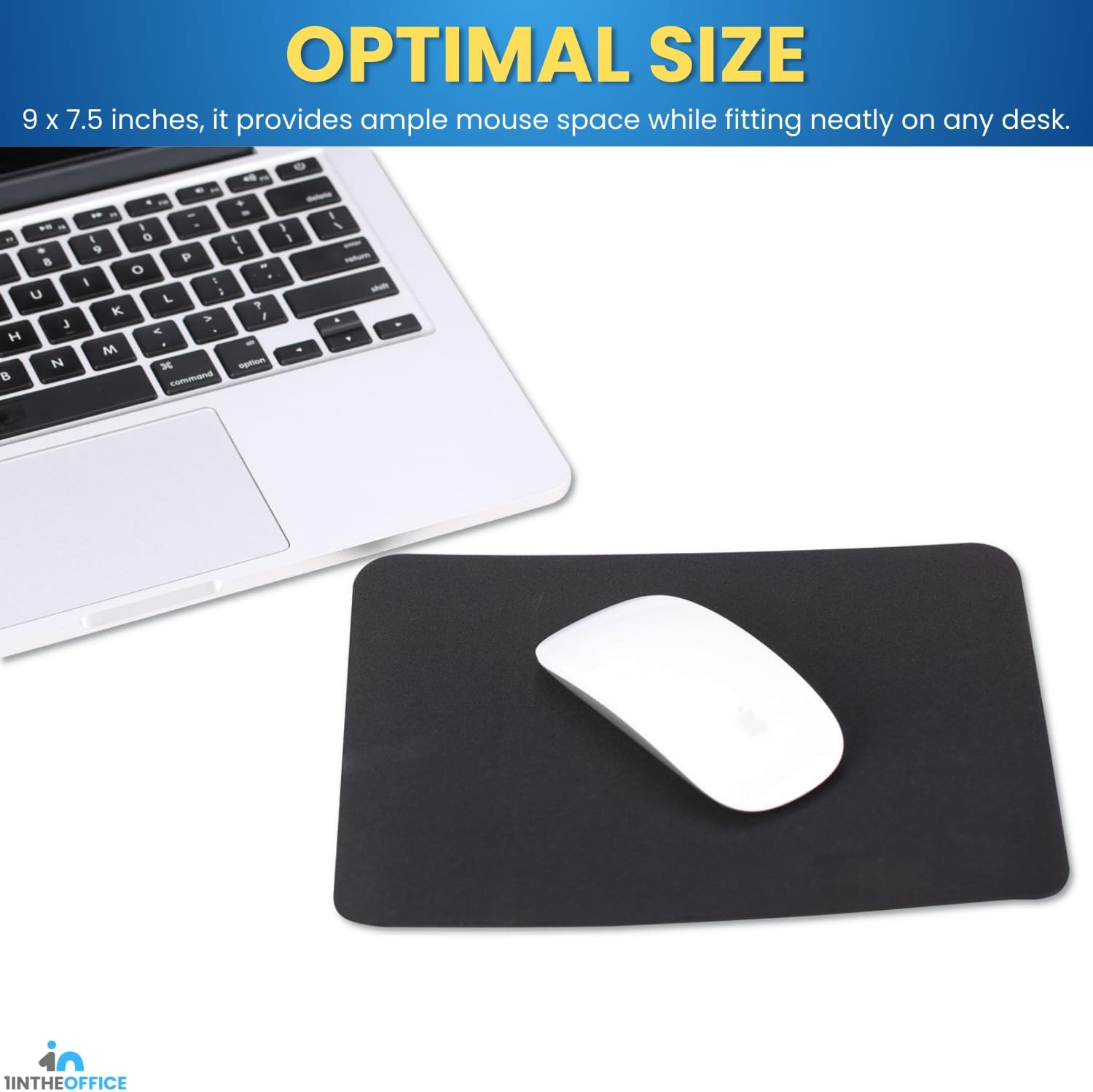 1InTheOffice Mouse Pad, 9" x 7.5", Black 7 61VGKDbBuqL. AC SL1500 - northernschoolofshiatsu.co.uk