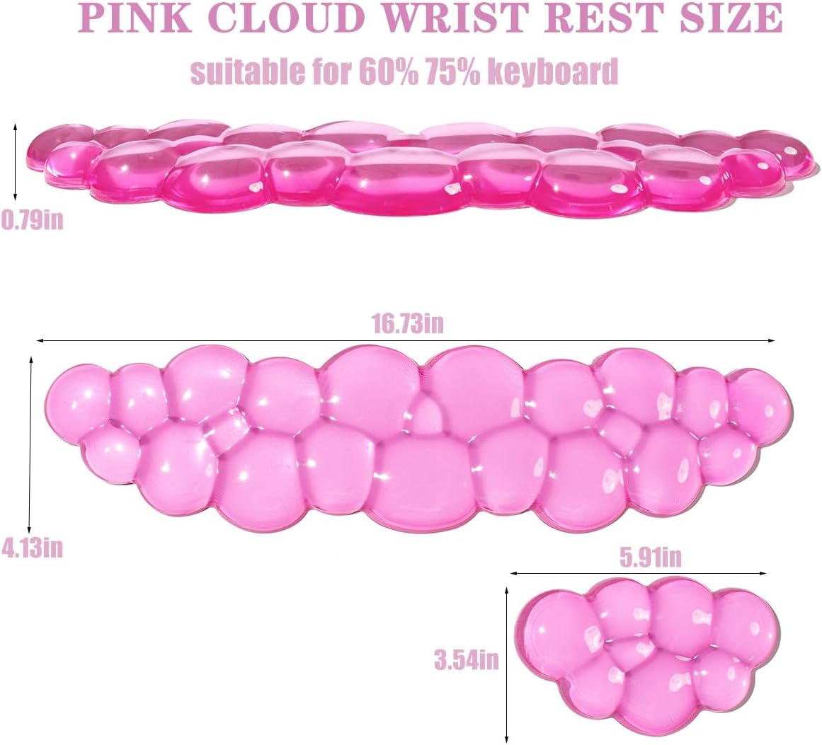 Clear Gel Wrist Rest for Keyboard and Mouse, White Silicone Keyboard Wrist Rest Set, Cute Ergonomic Wrist Rest for Keyboard 60%/75%(White) 62 61VQMr6MXnL. AC SL1200 - northernschoolofshiatsu.co.uk